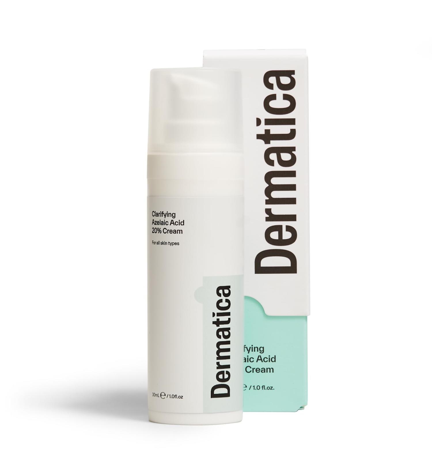 Dermatica Clarifying Azelaic Acid 20% Cream | Lightweight and Fragrance Free Skincare | Gentle and Effective for all Skin Types - Buy Online on GoSupps.com
