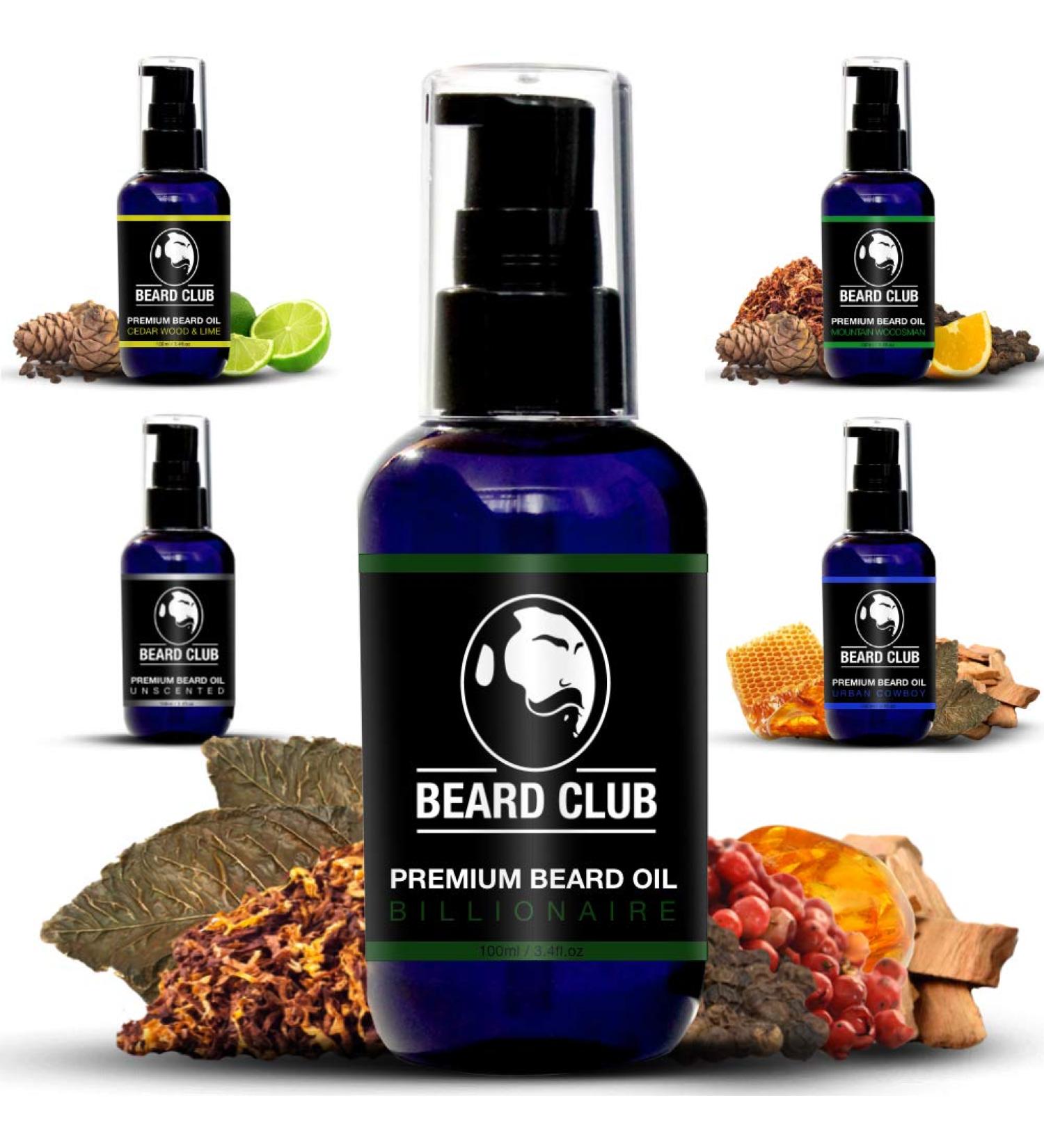 Beard Club Billionaire Beard Oil for Men - 100ml | Premium Beard Care & Grooming - Buy Online on GoSupps.com