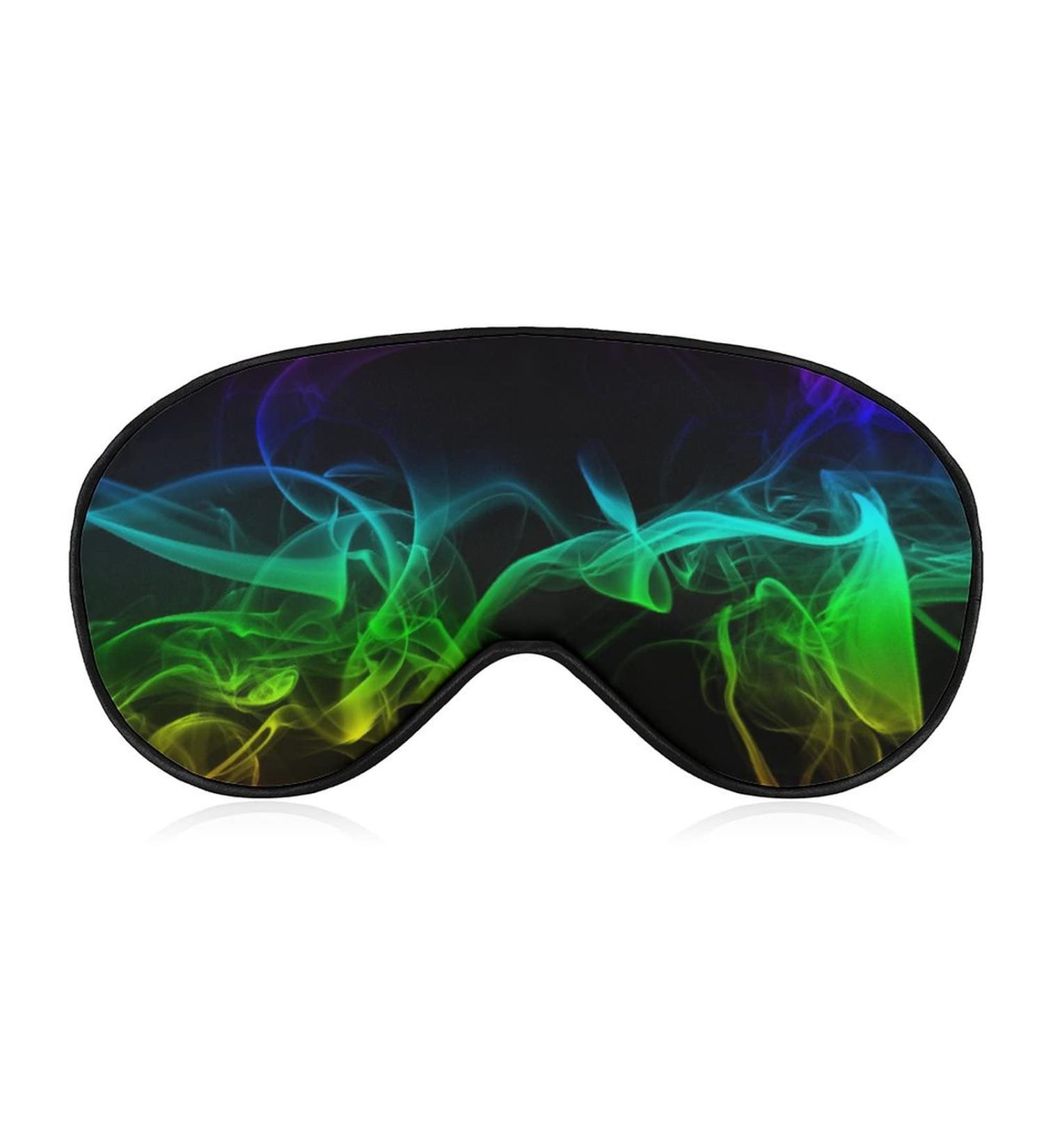 Colorful Smoke Sleep Mask for Women | Adjustable Eye Shades with Elastic Strap | Comfortable Night Sleep - Buy Online on GoSupps.com