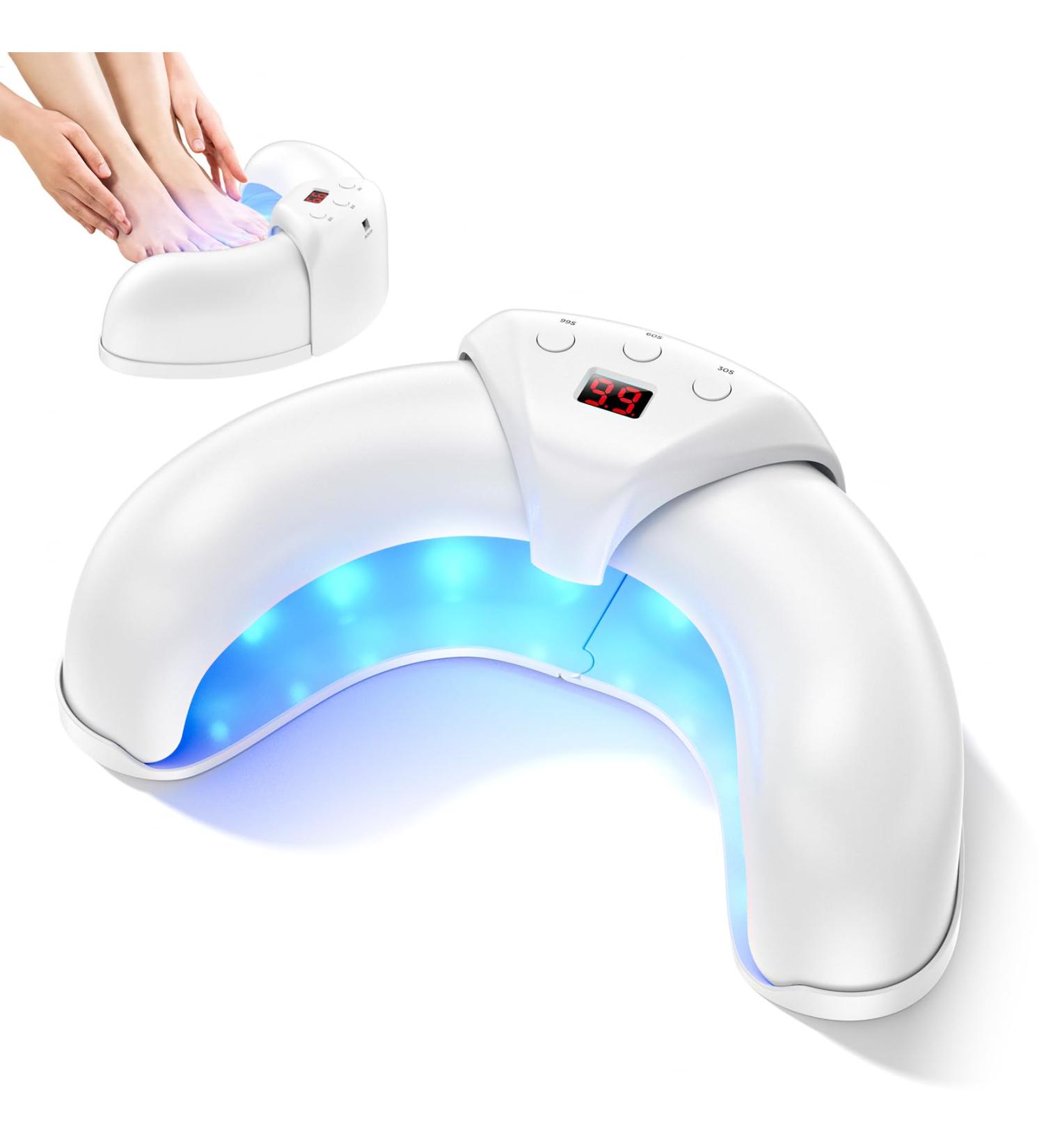 Nail Fungus Light Device for Fast Home Treatment | Repair Discolored Nails & Treat Onychomycosis Safely - International Shipping Available - Buy Online on GoSupps.com