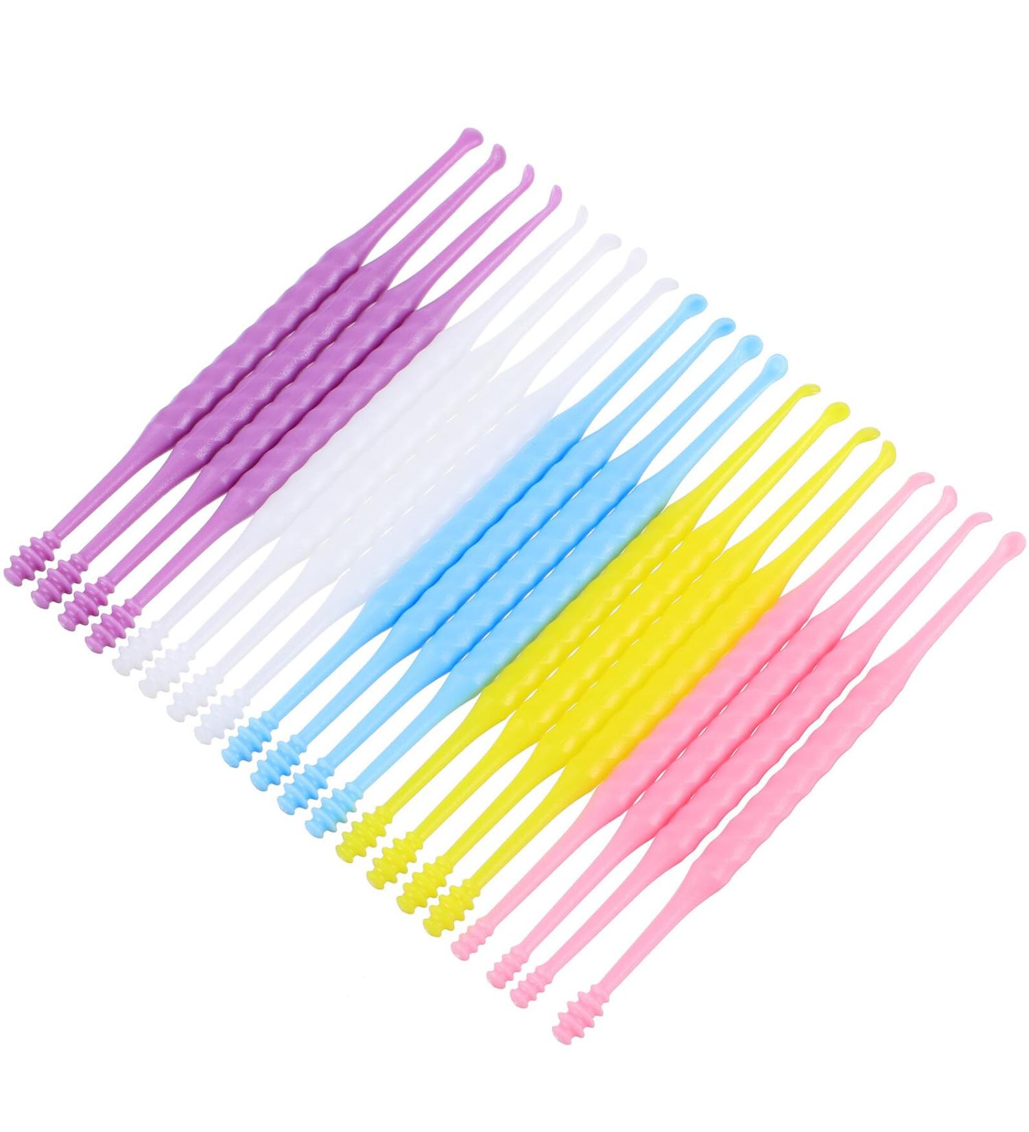 WATIIFUFU 20 Pcs Portable Ear Wax Removal Tools Double-end Spiral Ear Cleaner with Vibrant Colors for Gentle Efficient Earwax Cleaning - Buy Online on GoSupps.com