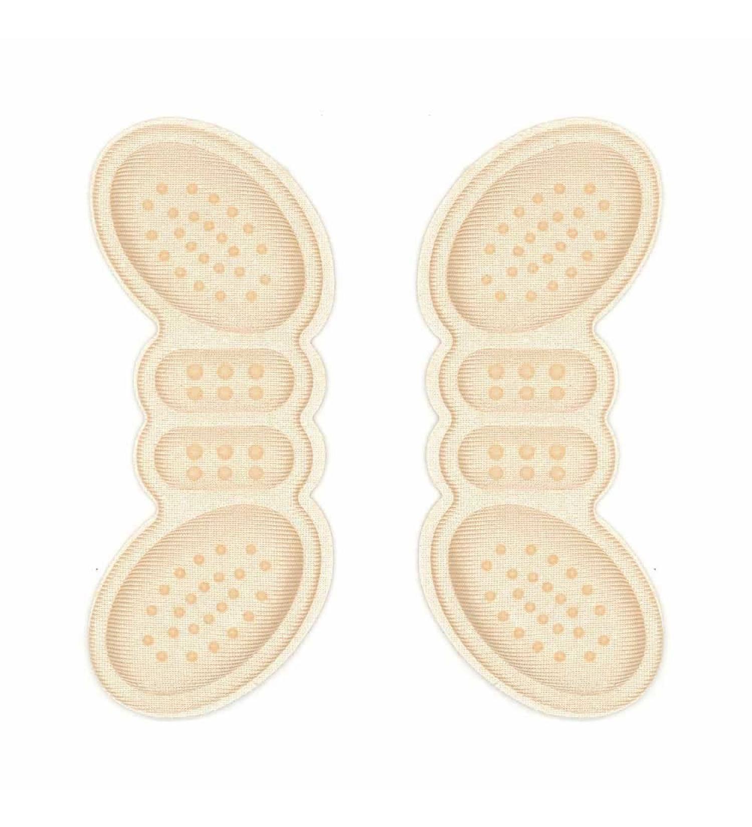 Heel Pads Inserts for Women - Adjustable Adhesive Pain Relief Foot Care Stickers (Beige Non-Slip 3mm) - International Shipping Available - Buy Online on GoSupps.com