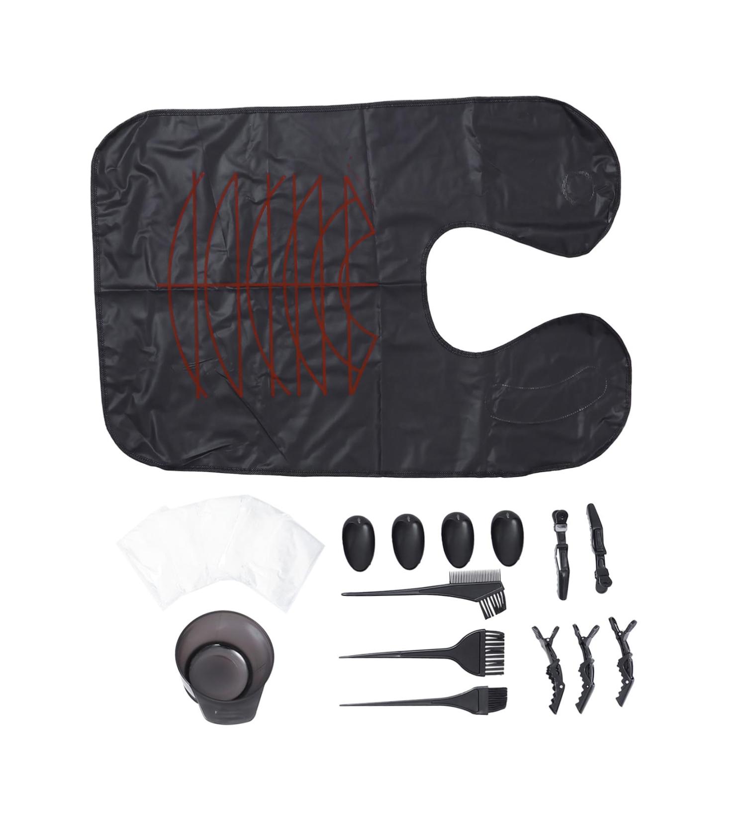 32 pi ces Kit Outils Teinture Cheveux Brosses Peignes Cape Accessoires Salon Coiffure DIY Pratique - Buy Online on GoSupps.com