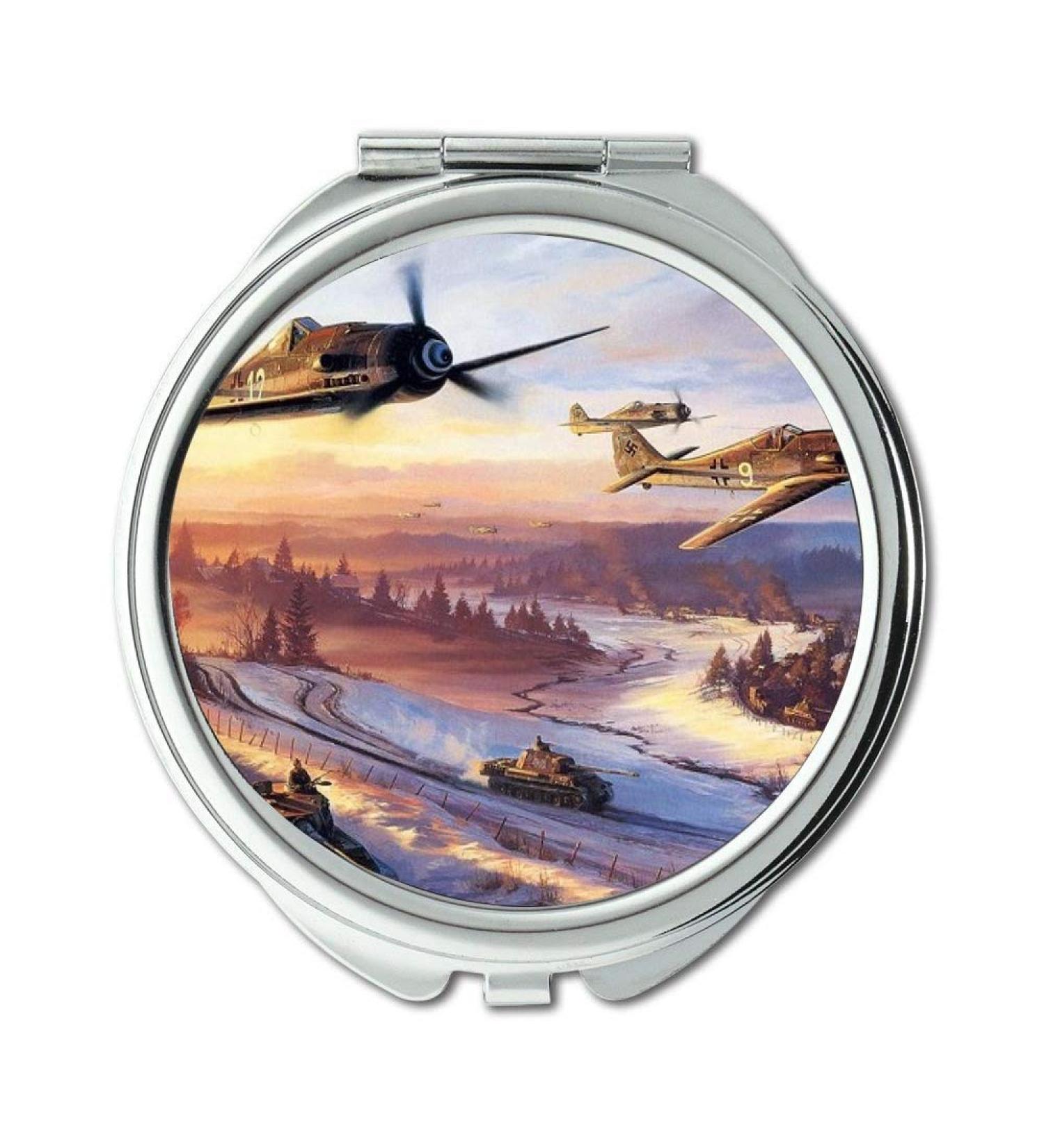 YENDOSTEEN vintage aircraft Mirror Compact Mirror street fighter controller pocket mirror portable mirror - Buy Online on GoSupps.com
