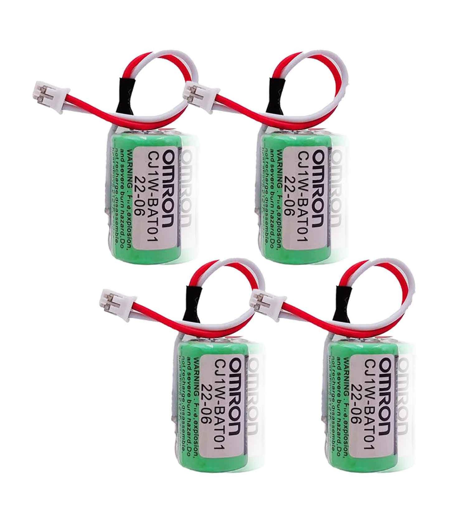 4 Pcs CJ1W-BAT01 3V 1000mAh Battery for CJ1M CJ1G CJ2M CJ2G CP1E CP1L CP1H COMP-311 PLC Controller International Shipping Available - Buy Online on GoSupps.com