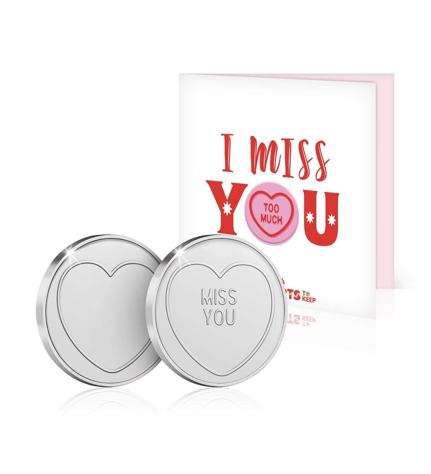 Love Hearts Sweets Personalised Gift Birthday Christmas Valentines Card - Buy Online on GoSupps.com