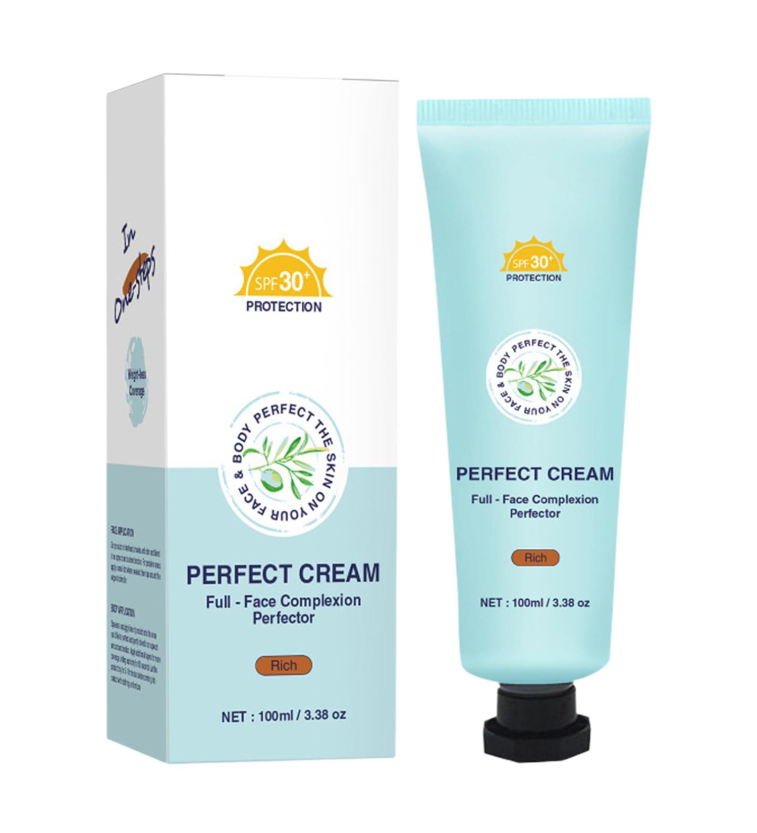  Palaufr All Over Complexion Perfector with brushes long-lasting CC cream foundation 100 ml moisturizing concealer for legs arms feet neck and hands - Buy Online on GoSupps.com