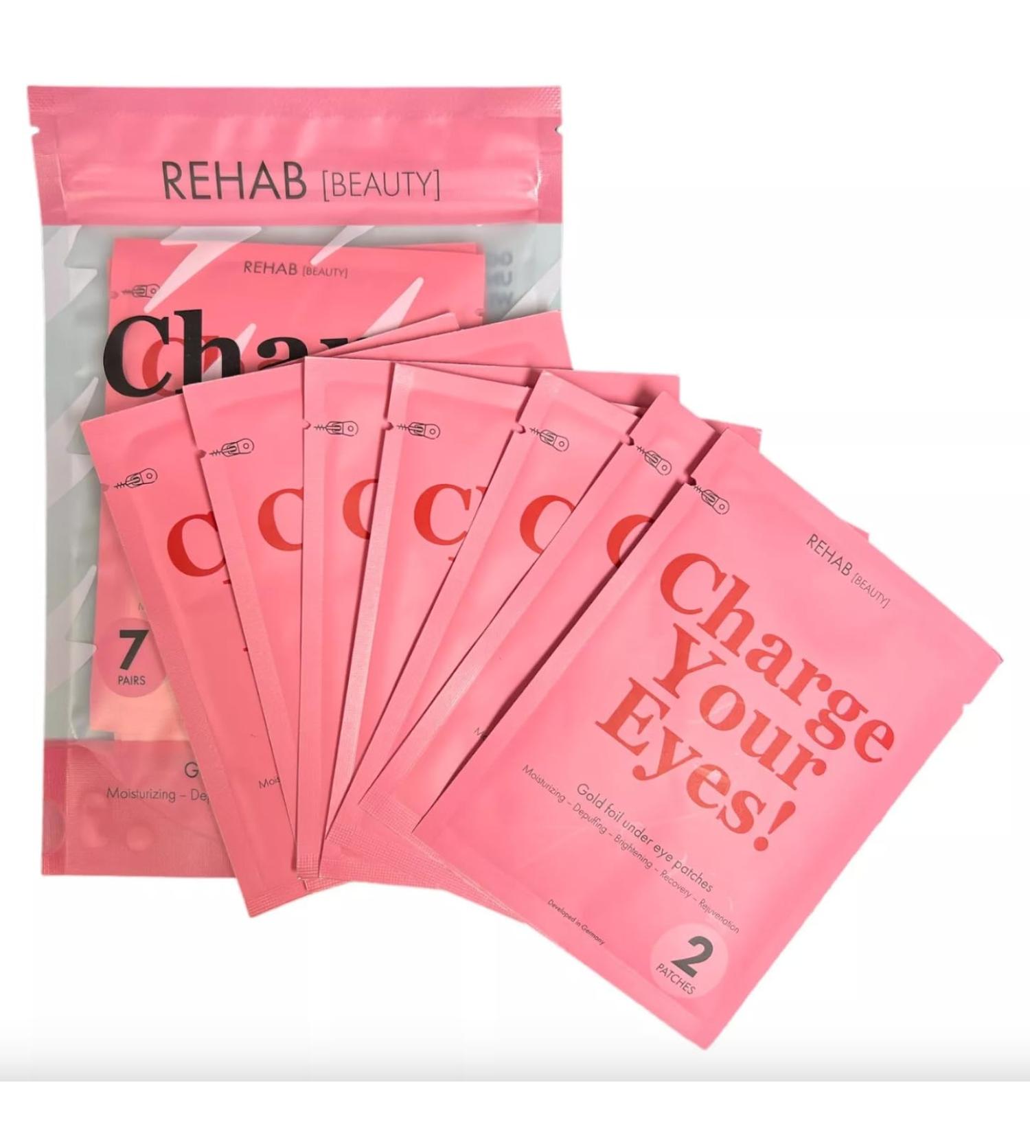 SLITZ 24K Gold Under Eye Mask for Dark Circles & Puffiness | Skincare Patches - 7 Pairs of Collagen Eye Masks - Buy Online on GoSupps.com