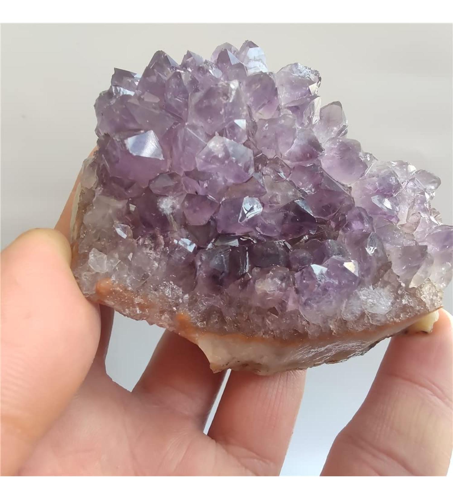 Room Decoration Natural Big Raw Amethyst Quartz Purple Crystal Cluster Stones Specimen Home Decoration Crafts Amethyst Cluster Ornament Stones (Size : 200-240g) - Buy Online on GoSupps.com
