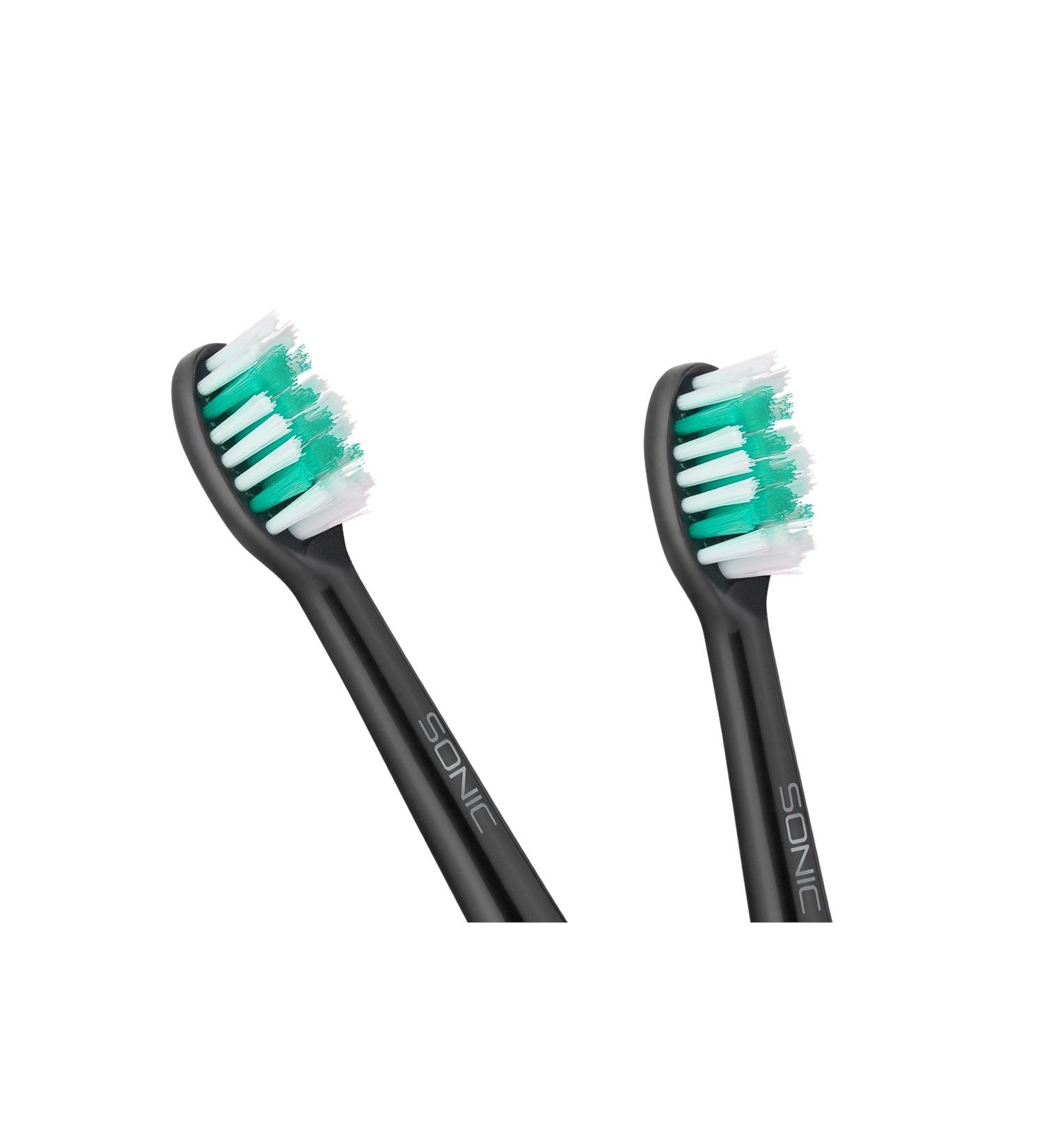 Teesa Sonic Black Sonic Toothbrush (Replacement Head: Medium)