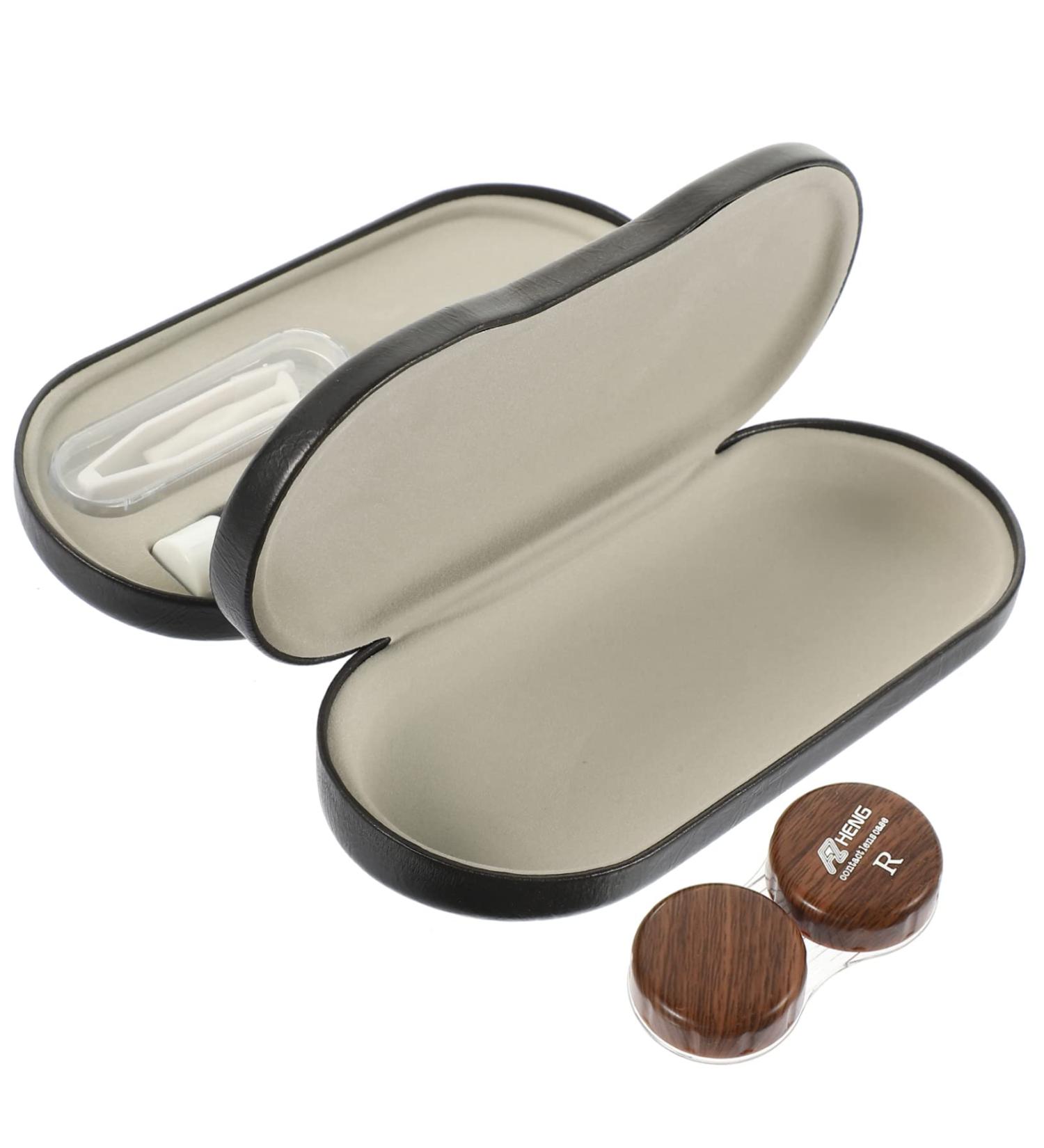 Stobaza 2-in-1 Portable Glasses Case Set - Versatile & Stylish Eyewear Storage for Travel - Buy Online on GoSupps.com