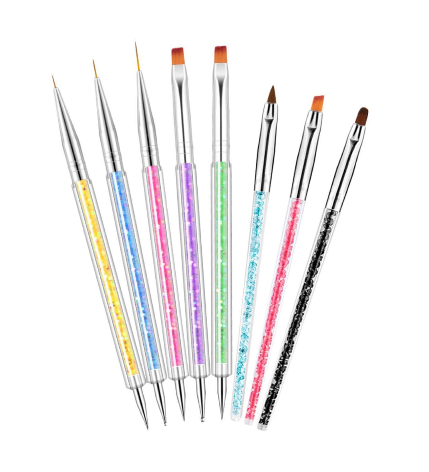 Housoutil 1 Set Nail Pen Nail Gel Para U as Nail Molding Gel Nail Building Gel Nail Tool Nail Accessories Household Dotting Tools Professional Dotting Tools Fan Pen Drilling Abs - Buy Online on GoSupps.com