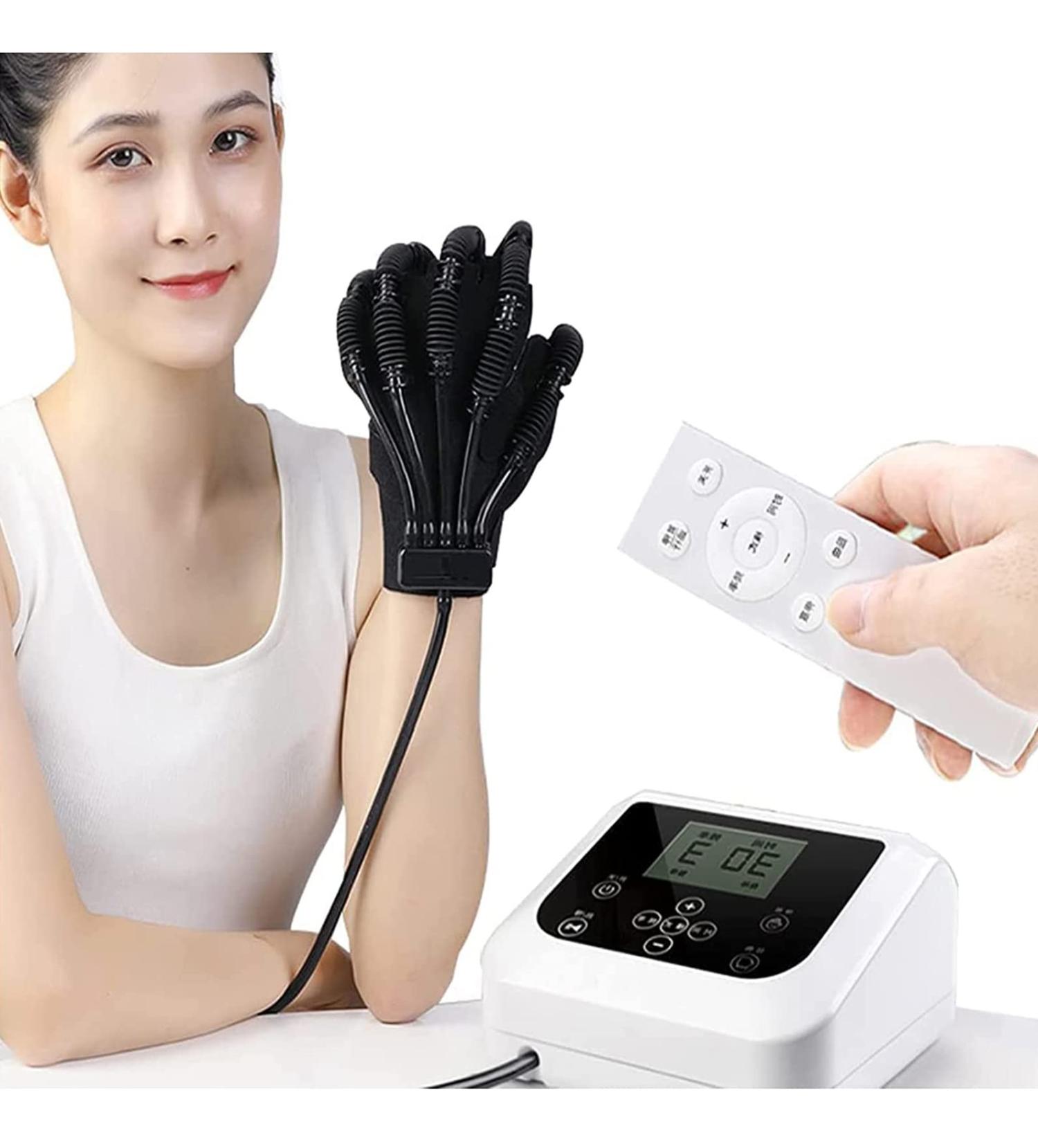 Rehabilitation Robot Gloves Electric Training Finger for Training Finger Flexion Correction to Stroke Hemiplegia Patient Right Medium - Buy Online on GoSupps.com