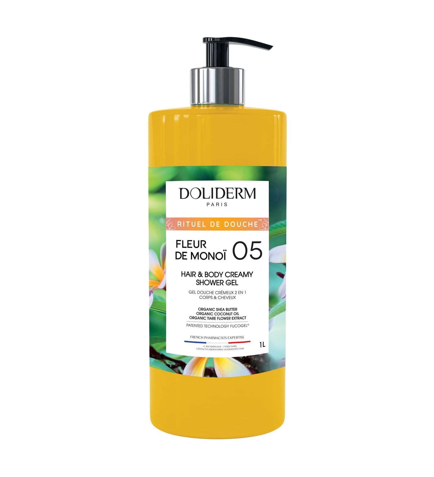 Doliderm Paris - Creamy Shower Gel 33.8 Fl Oz (Mono Flower) - Buy Online on GoSupps.com