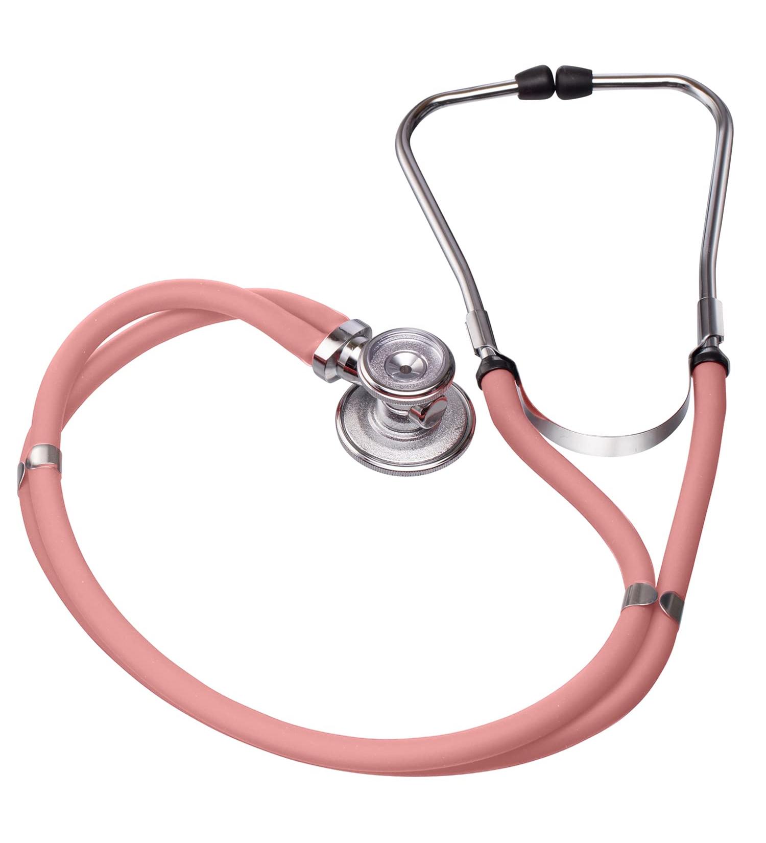 Buy Novamedic Dual Head Sprague Rappaport Stethoscope - Pink 30 inch | Best First Aid Stethoscope for Nurses Doctors & Cardiac Care - International Shipping Available - Buy Online on GoSupps.com
