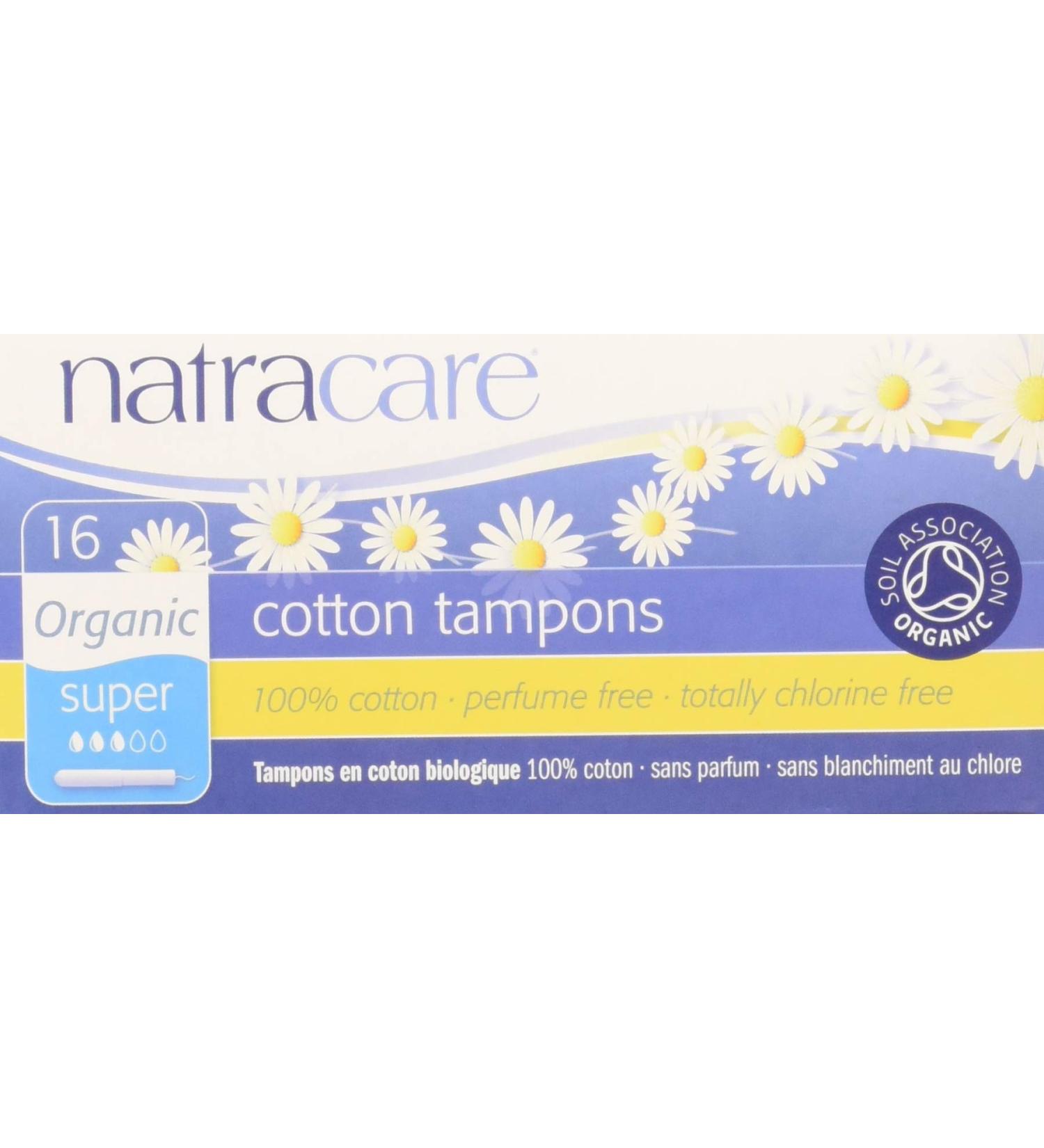 Natracare Super Tampons with Applicator 16 Ct - Pack of 3 - Buy Online on GoSupps.com