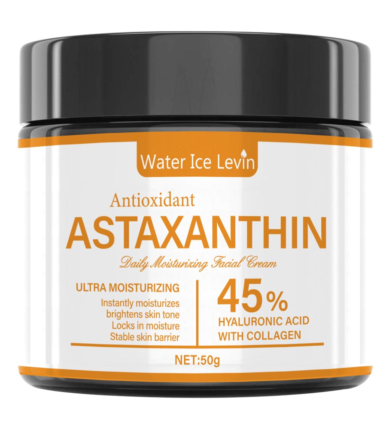 2PCS Astaxanthin Face Cream Anti-Aging Face Moisturizer For Reduce Wrinkles & Fine Lines Daily Repair Facial Moisturizing Cream for Women and Men Antioxidant and Nourish All Skin Types - Buy Online on GoSupps.com