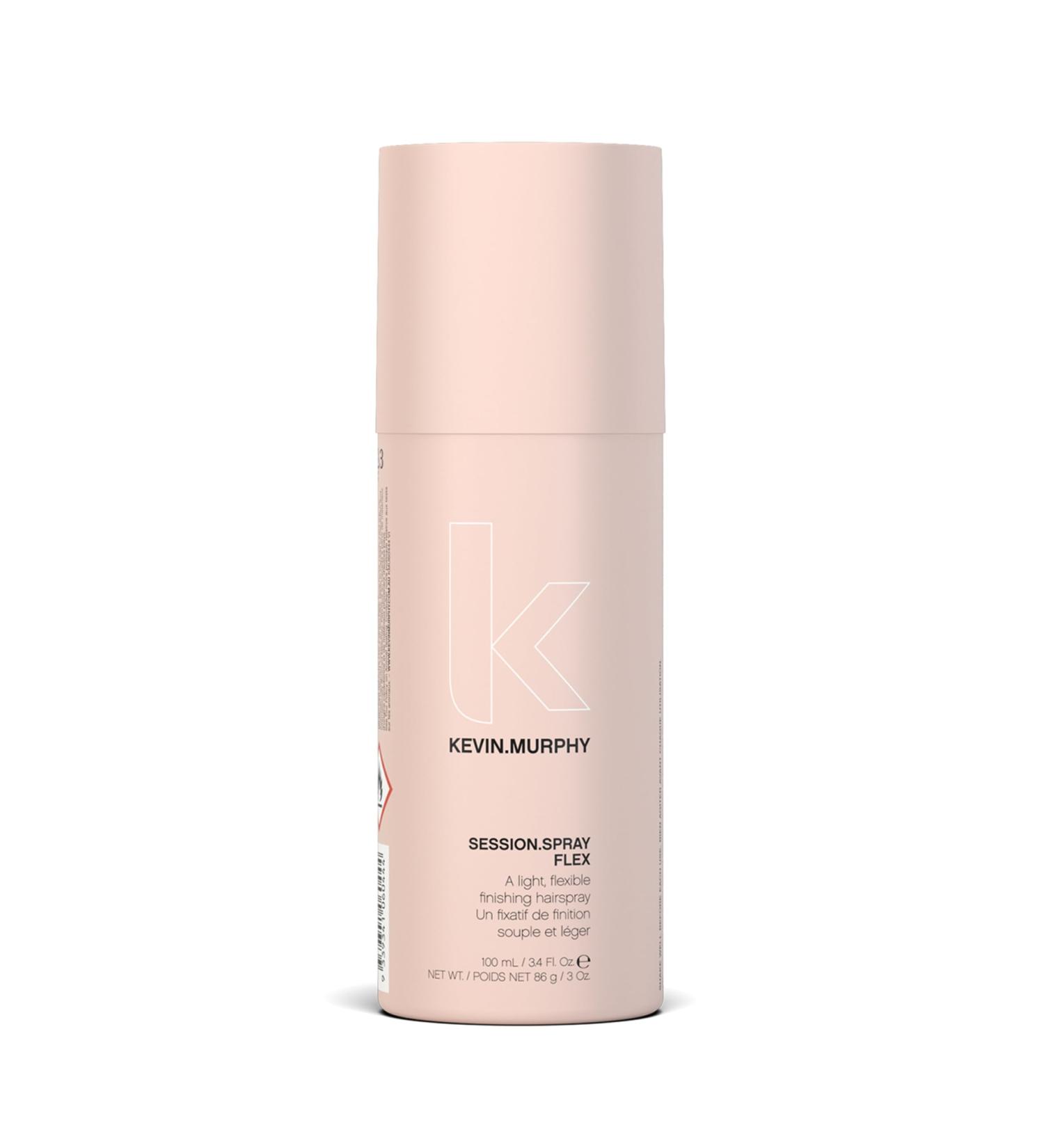KEVIN.MURPHY SESSION.SPRAY FLEX - Flexible Finishing Hair Spray - For All Hair Types - Lightweight Hold - Humidity Resistant Hair Care - Travel Size - 100 mL / 3.4 fl oz Unscented 3.4 Fl Oz (Pack of 1) - Buy Online on GoSupps.com
