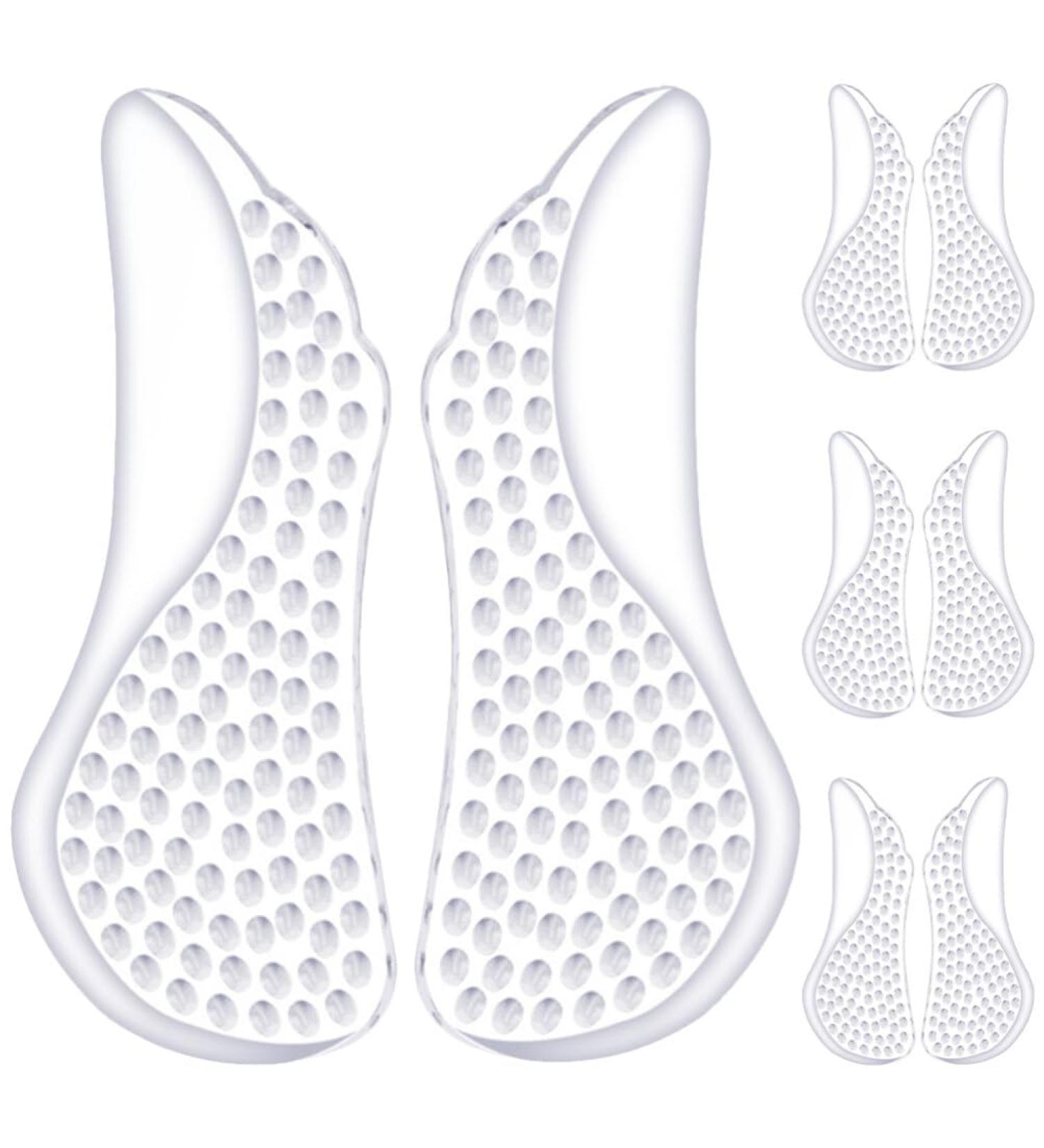 Beavorty 4 Pairs Clear Metatarsal Forefoot Pads - Gel Cushions for Ball of Foot Pain Relief | Comfortable & Reusable - Buy Online on GoSupps.com