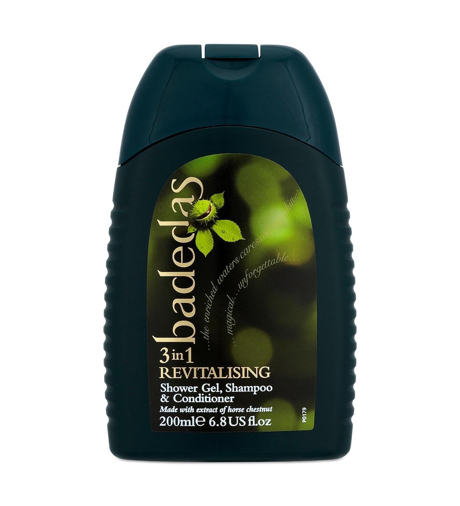 Badedas Revitalising Shower Gel Shampoo & Conditioner 200ml (PACK OF 2) - Buy Online on GoSupps.com