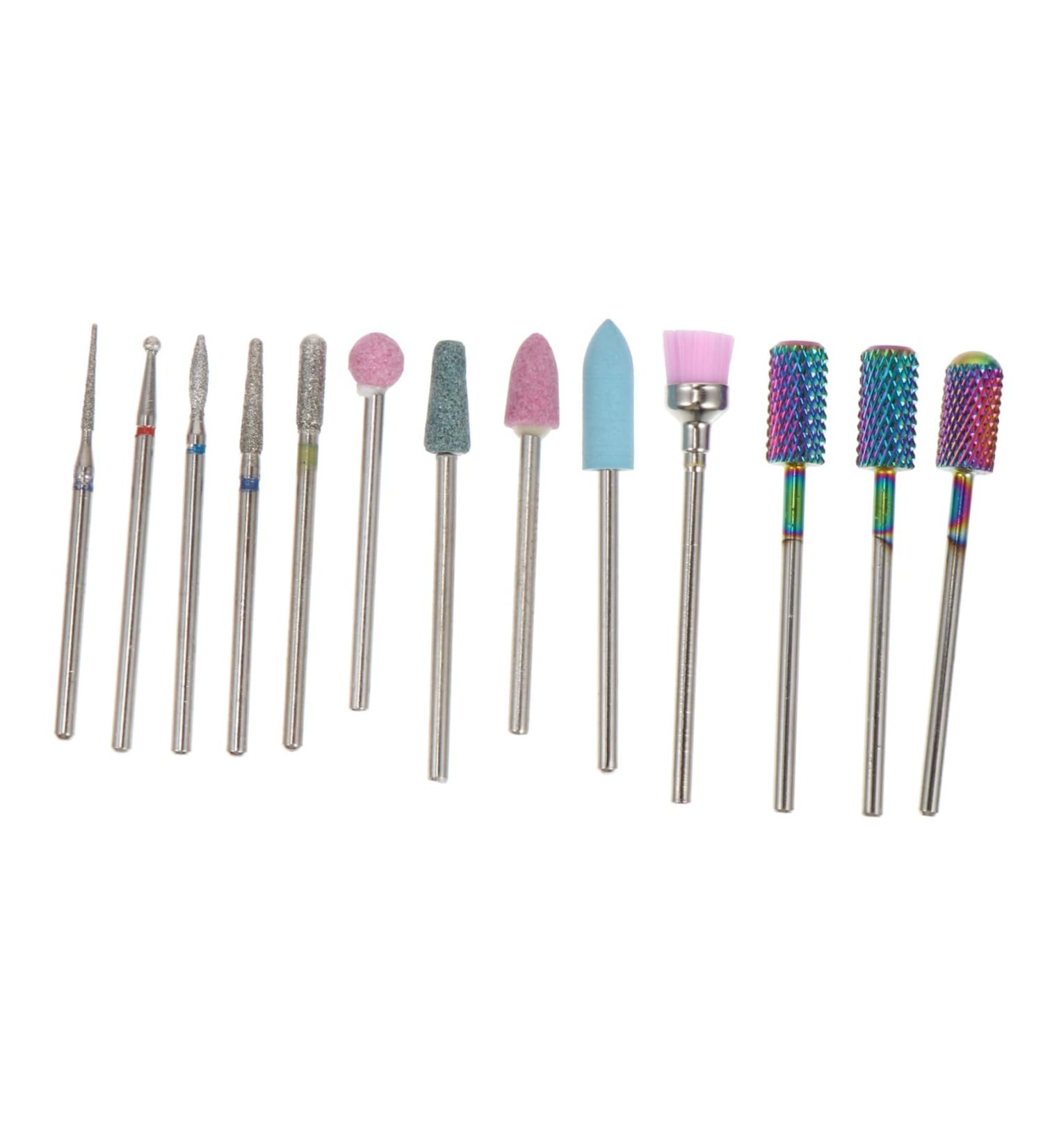 1 Nail Drill Set Pedicure Drill Bits Manicure Pedicure File Bit Ceramic Drill Bit Drawstring Cosmetic Bag Tungsten Steel Nail Drill Bit Nail Bit Rotary Corundum Ceramics Nail File - Buy Online on GoSupps.com