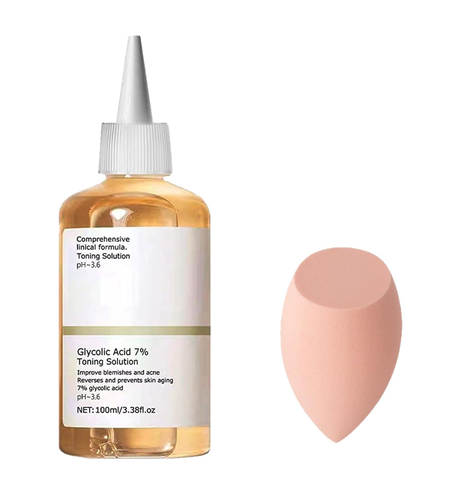 Glycolic Sour 7% Toner Glycolic Acid Skin Toner Glycolic Acid 7 Toning Solution Facial Toner Glycolic Acid Toning Resurfacing Solution 7 Glycolic Acid Serums Hydrating Toner - Buy Online on GoSupps.com