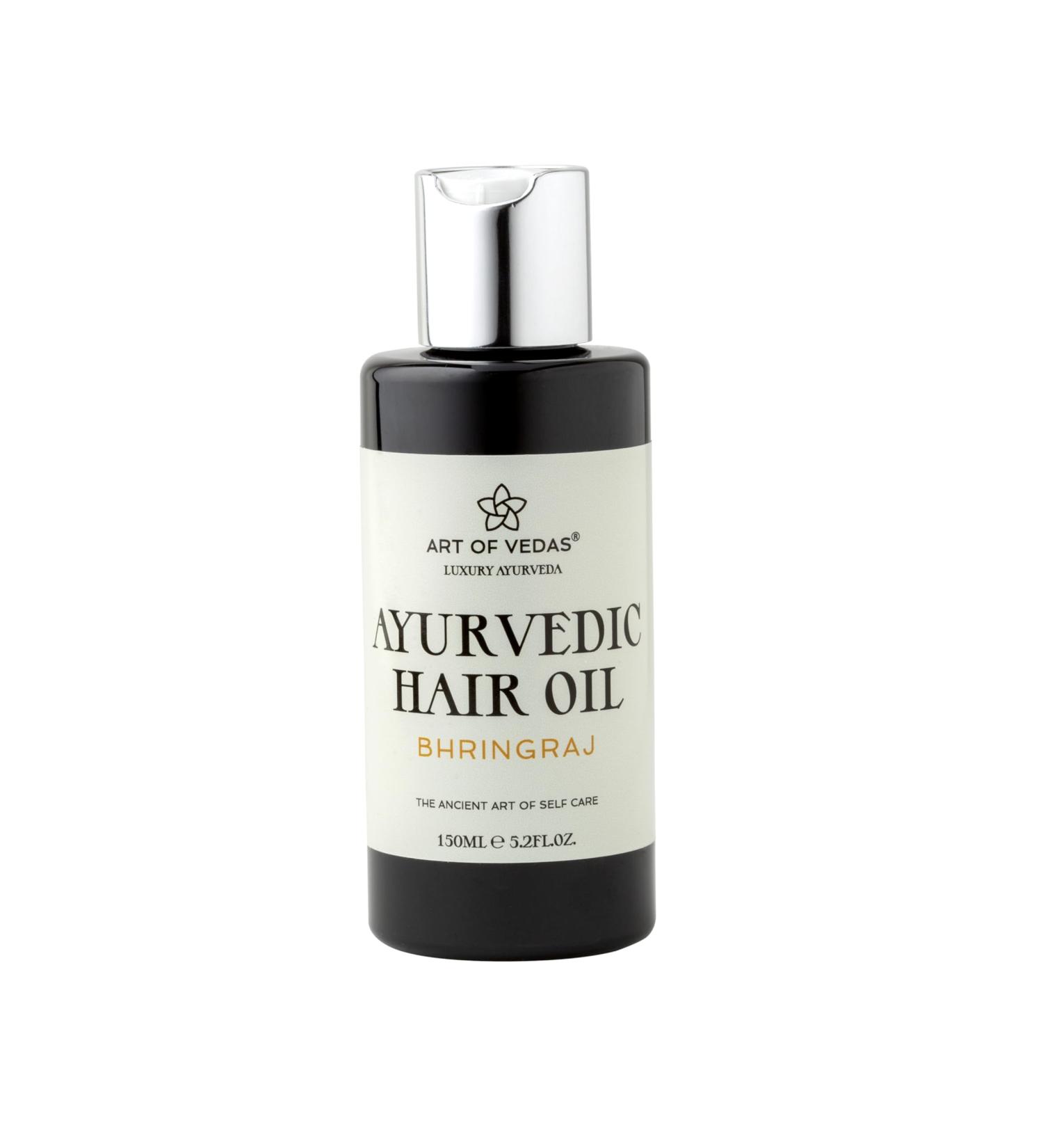 Art of Vedas Ayurvedic Hair Oil - 150ML Hydrating and Strengthening Oil Promotes Hair Growth with Natural Bhringraj Herbs Ayurvedic Skincare for Healthier Stronger and Fuller Hair - Buy Online on GoSupps.com