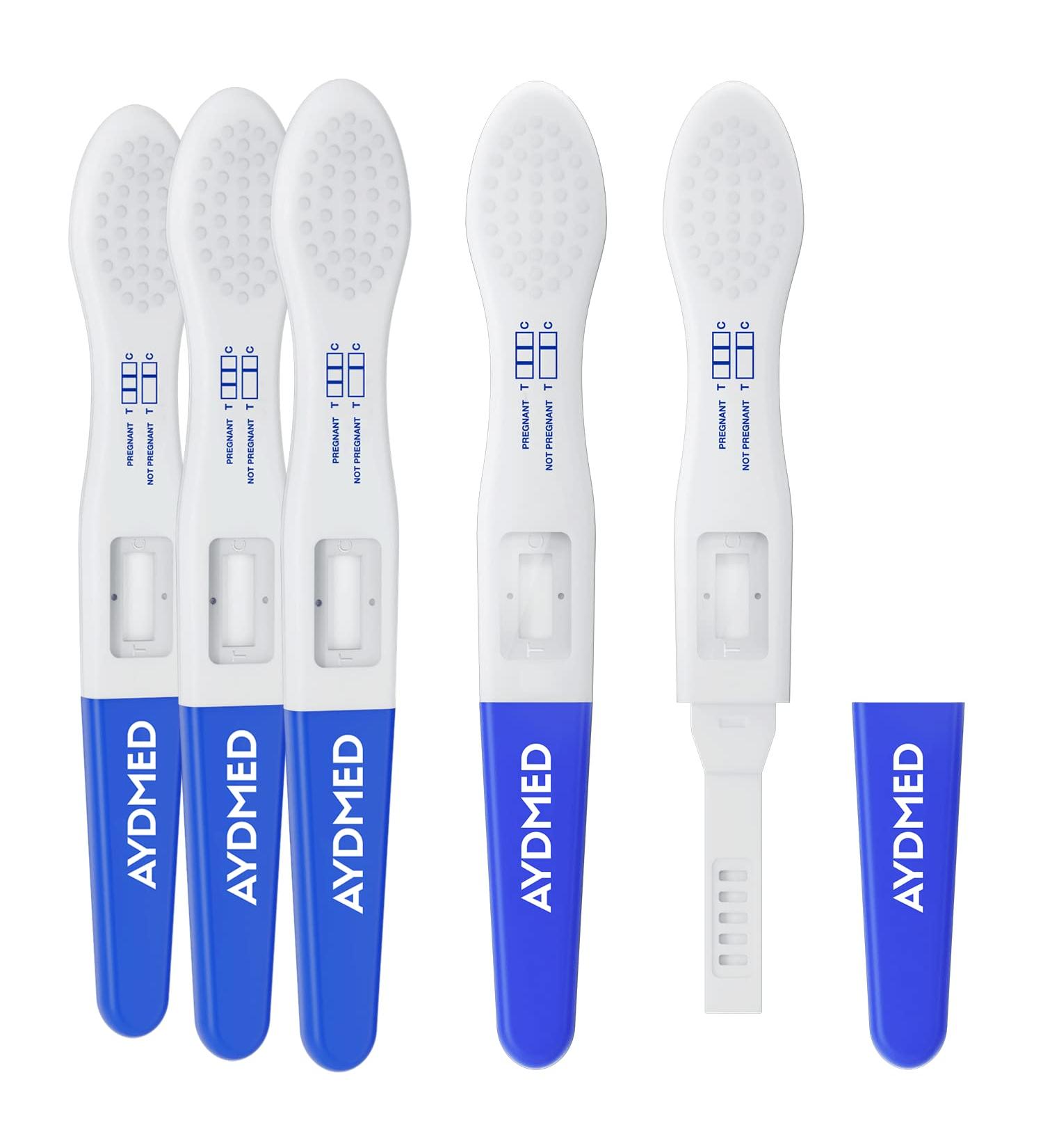 Aydmed Professional Ultra Early Pregnancy Test Dip Cards | 5 Pack | 99% Accuracy | Test 6 Days Before Missed Period - Buy Online on GoSupps.com