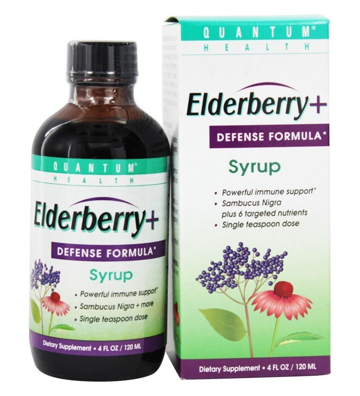 Quantum Elderberry-C Syrup | Immune Support & Antioxidant Boost - Buy Online on GoSupps.com