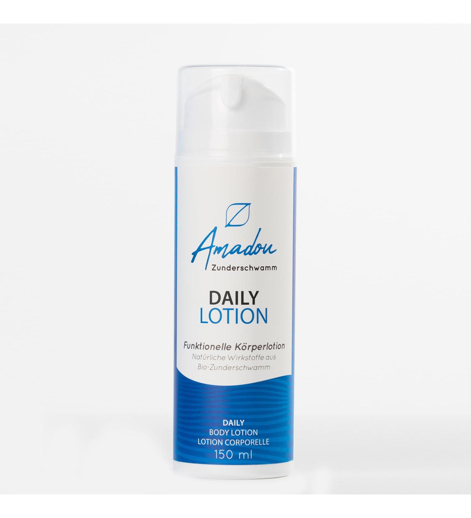 Amadou Body Lotion 150 ml Daily Lotion Body Lotion for Natural Skin Regeneration Moisturizing Body Cream with Shea Butter Certified Cosmetics - Buy Online on GoSupps.com
