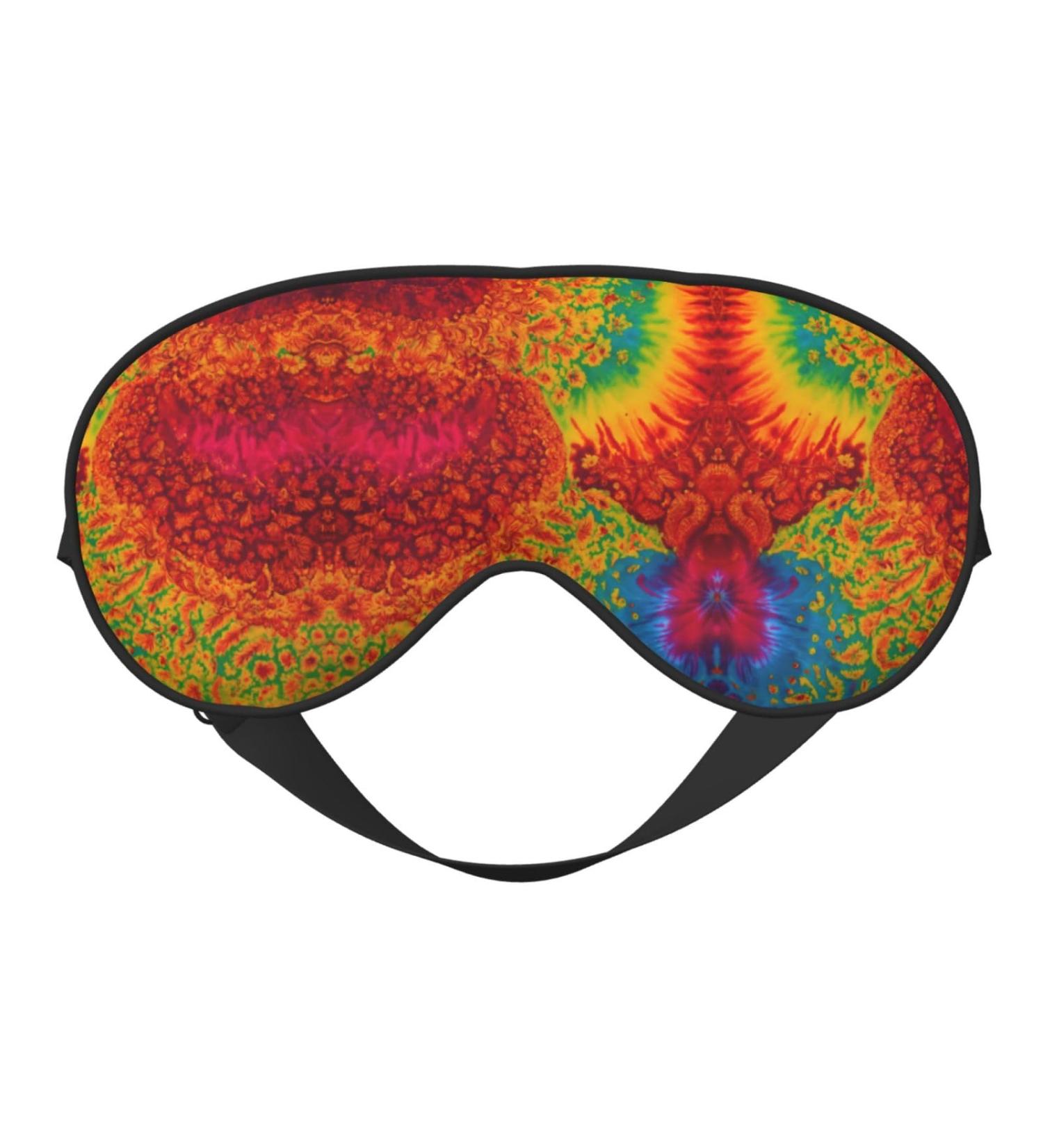 Buy Tie Dye Hippies Soft Sleep Eye Mask | Breathable Travel Eye Patch for Relaxation - Buy Online on GoSupps.com
