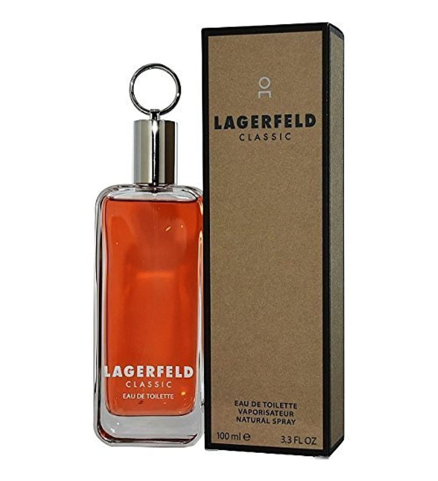 Lagerfeld Classic by Karl Lagerfeld 3.3 oz EDT for Men Cedar Orange Vanilla 3.3 Fl Oz (Pack of 1)