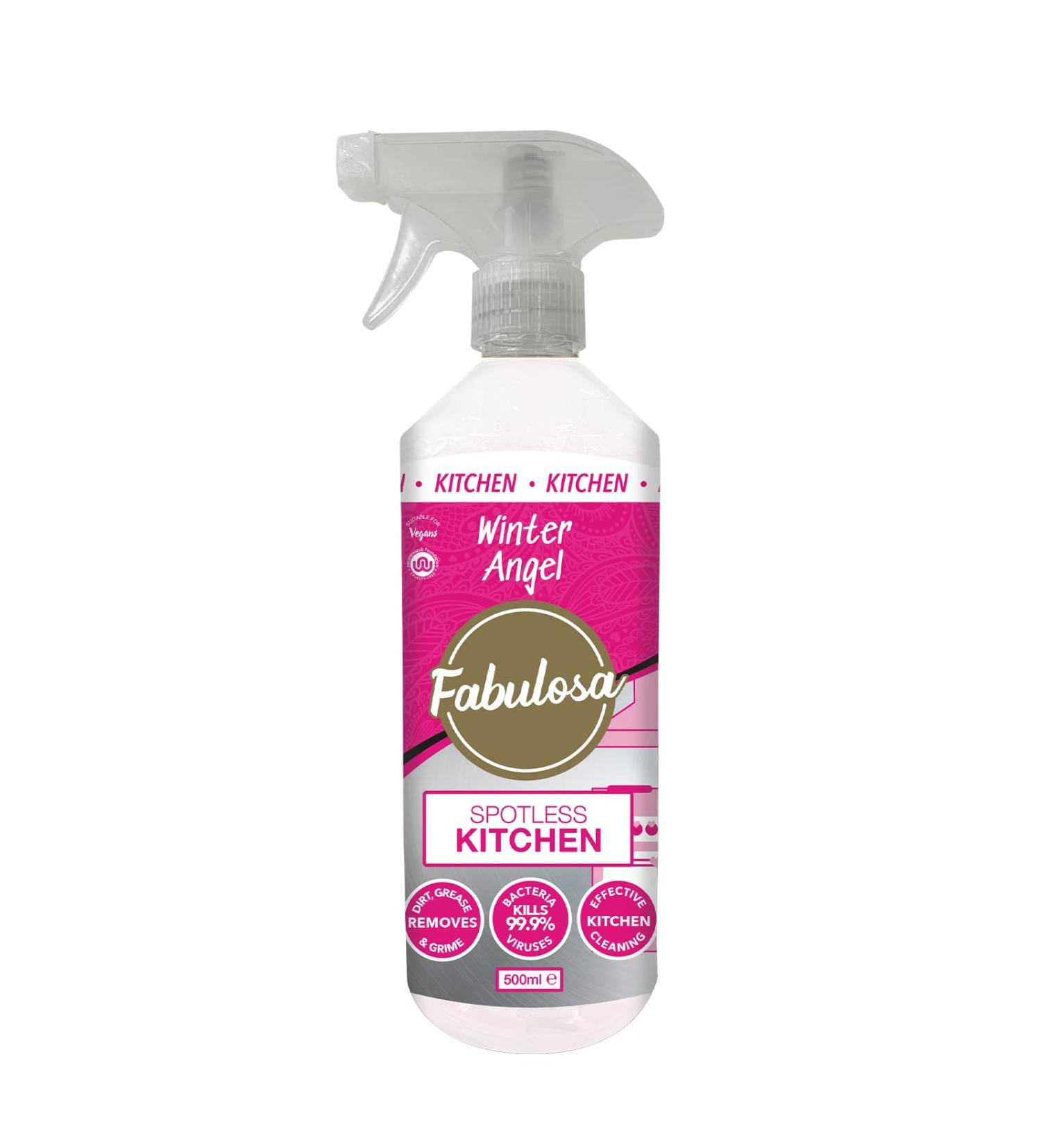 Fabulosa Multi Purpose Antibacterial Kitchen Cleaner 500ml - Winter Angel Scent - Buy Online on GoSupps.com