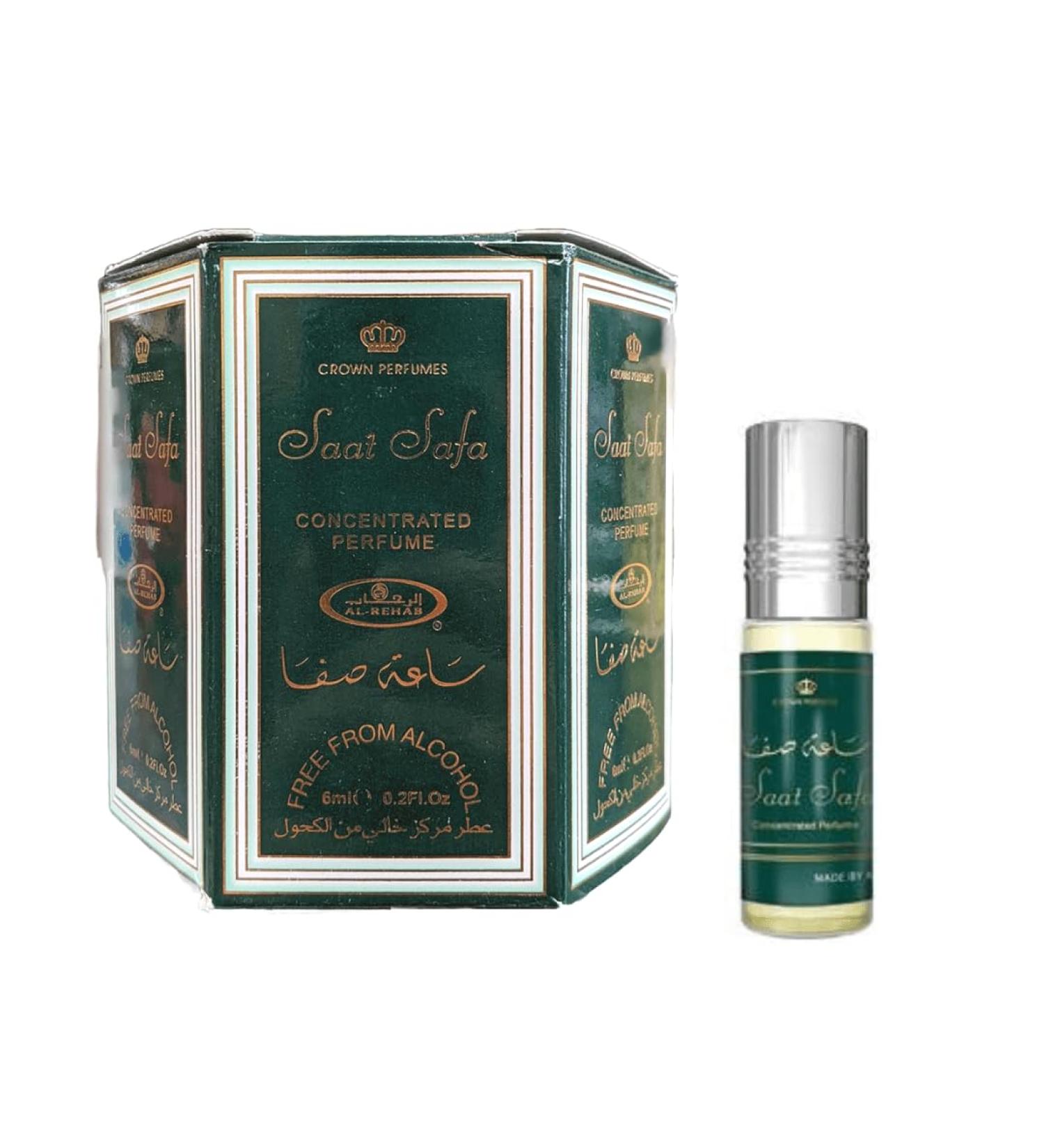 Saat Safa - 6ml (.2oz) Roll-on Perfume Oil by Al-Rehab (Crown Perfumes) (Box of 6) - Buy Online on GoSupps.com