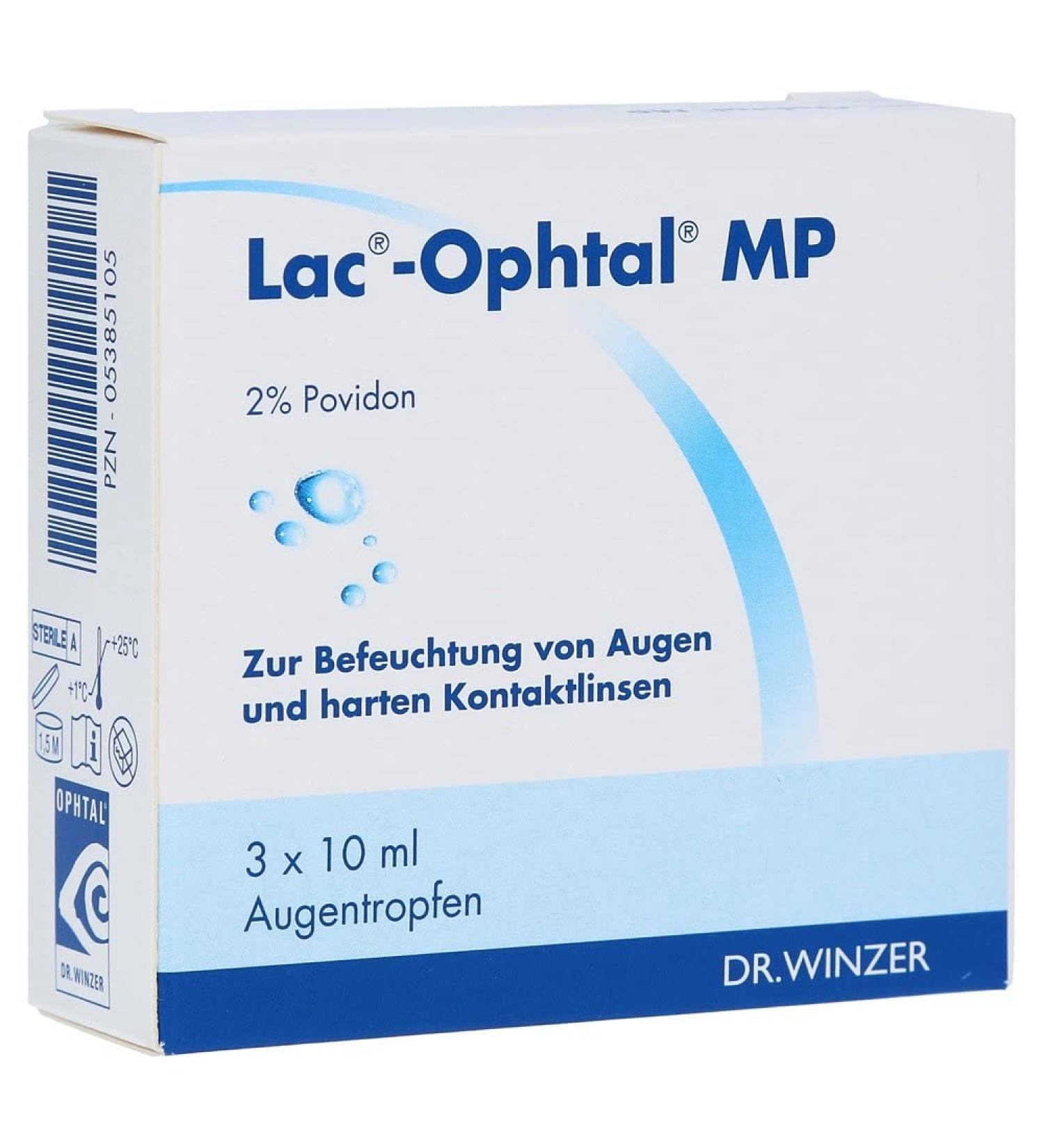 LAC Ophtal MP eye drops 3x10 ml