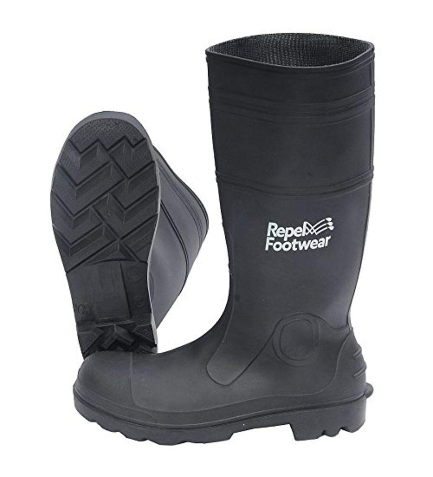Galeton Men's Rain Boot, Black, 10