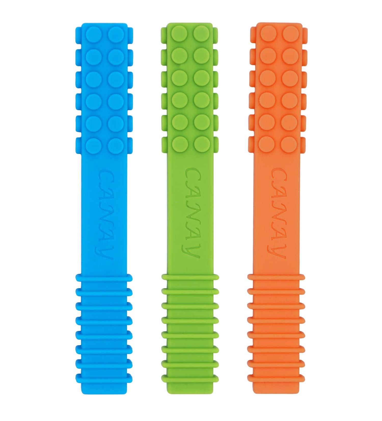 3 Pack Sensory Chew Stick Toys for ADHD Autism SPD - Tough Chew Tool for Aggressive Chewers - Oral Motor Stimulation for Special Needs Kids (0-12 years) - Buy Online on GoSupps.com