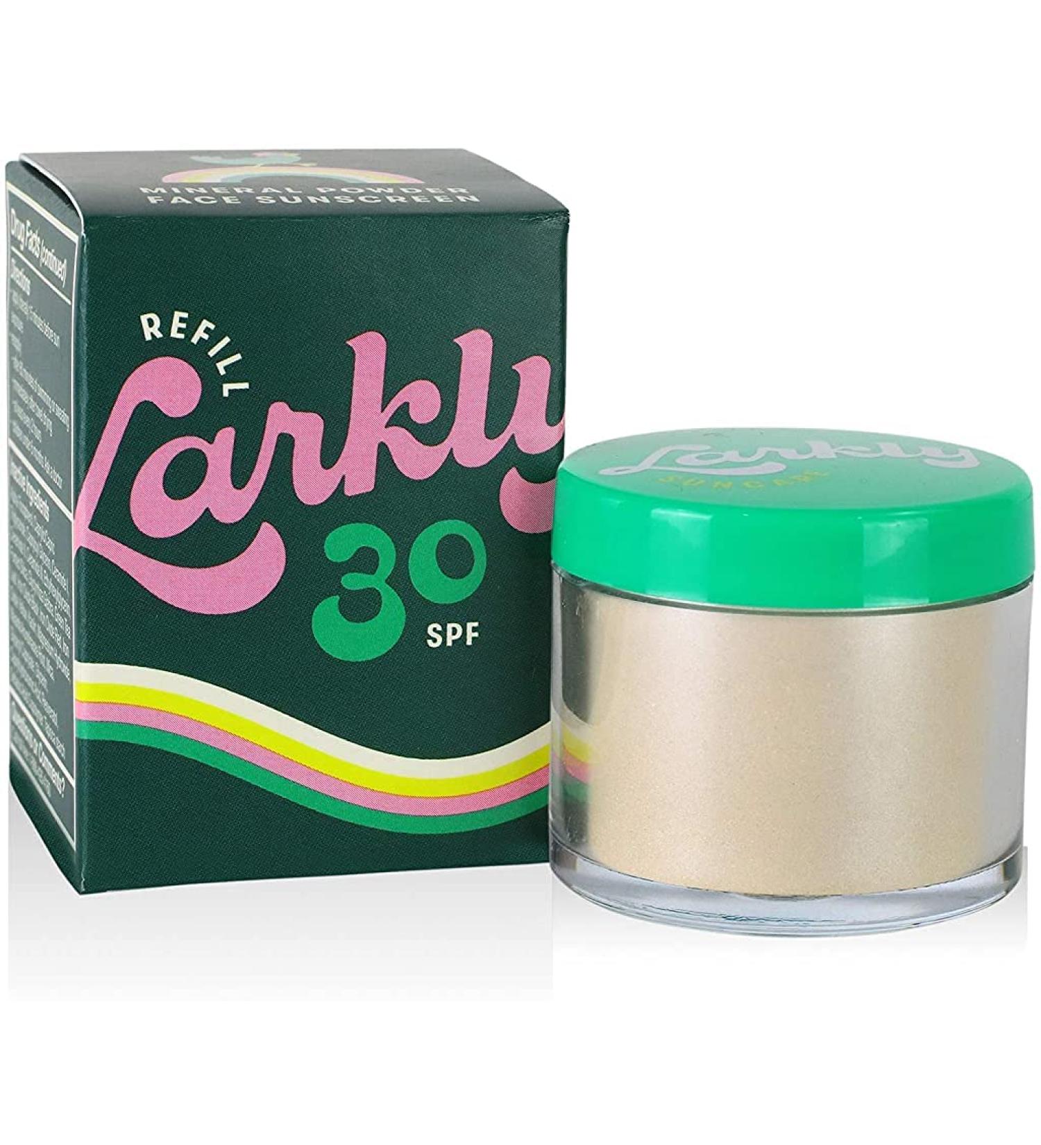 Larkly SPF 30 Mineral Powder Sunscreen (Refill) 0.21 Ounce (Pack of 1)