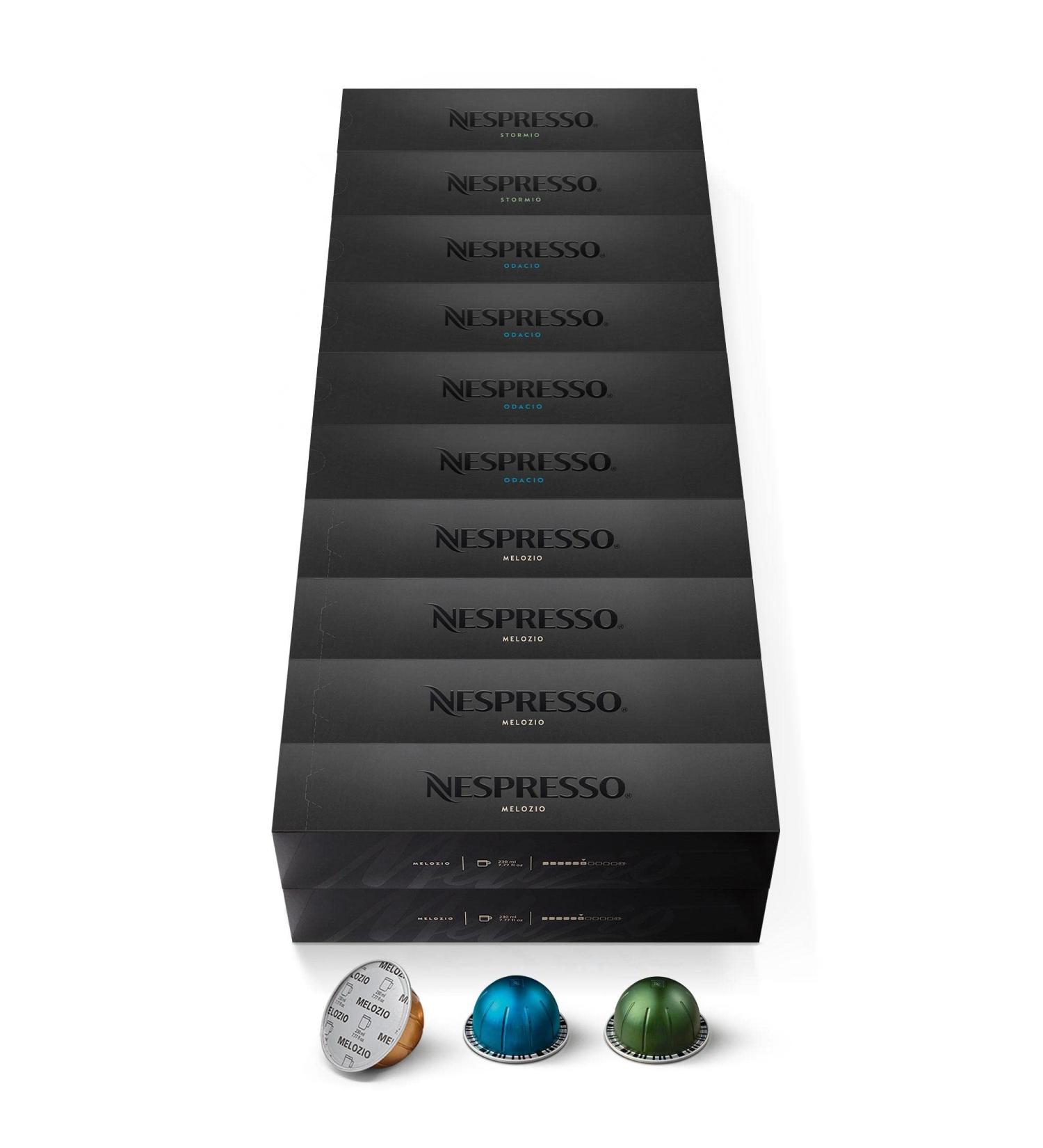 Nespresso Nespresso Vertuo Assortment of Coffee Mug 200 Capsules 70 x Melozio 60 x Odacio 70 x Stormio