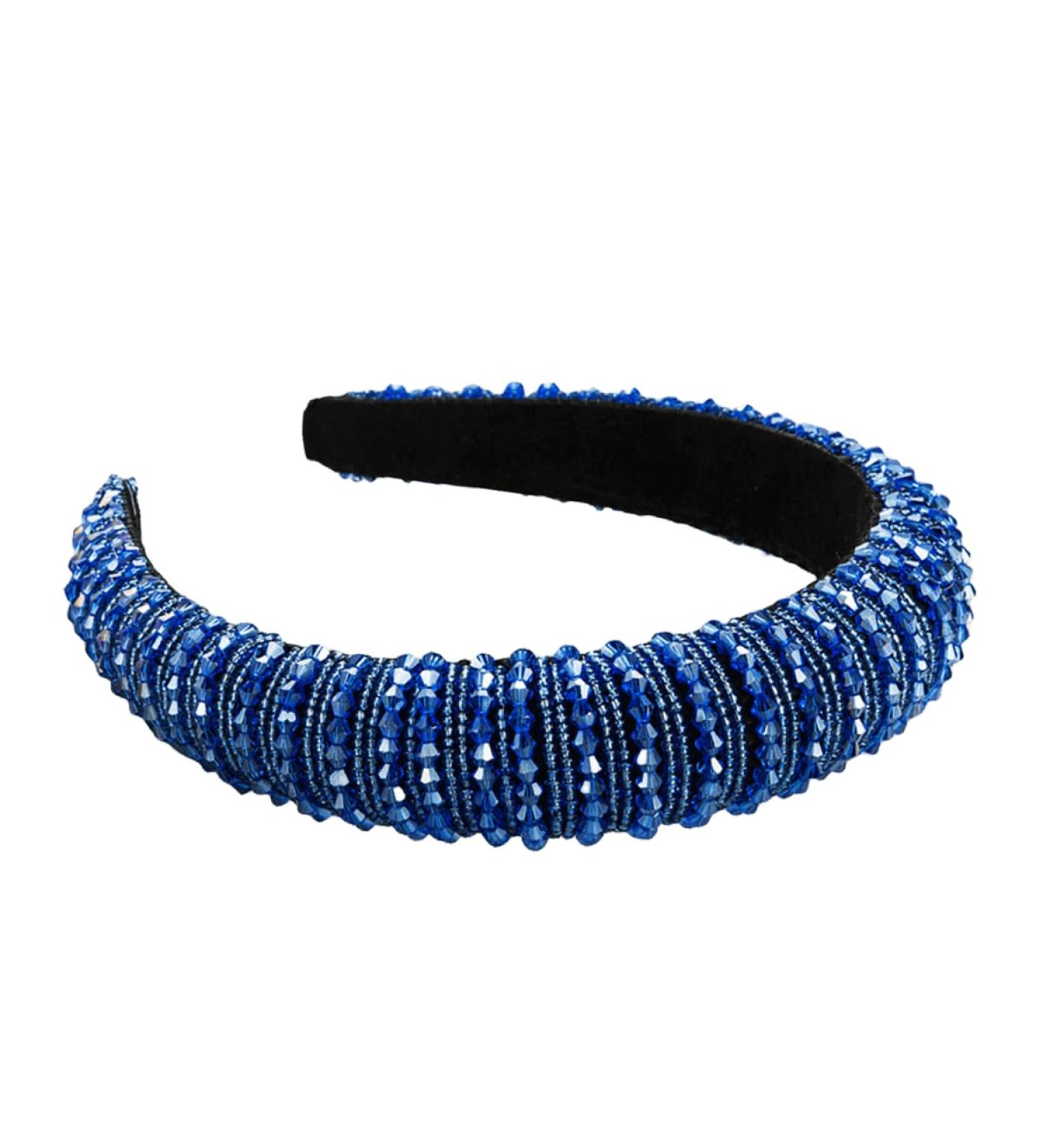 Shop SciCent Rhinestone Stem Straps - Sparkling Pearl & Sequin Headstrap for Women & Girls | Thickly Padded Wide Sponge Hairband - Buy Online on GoSupps.com