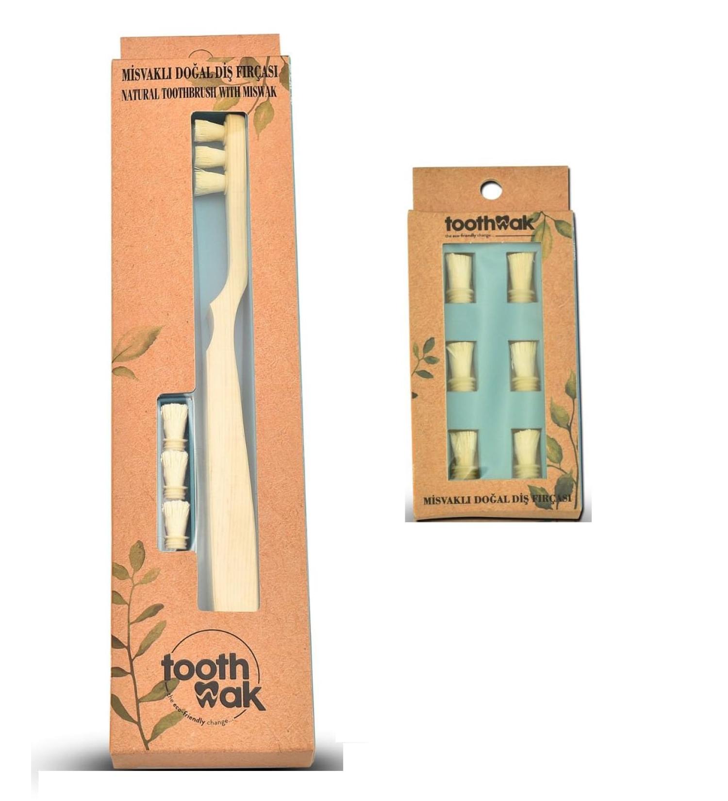 Buy Miswak Toothbrush - 6 Head Box | Natural Dental Care | Eco-Friendly Oral Hygiene - Buy Online on GoSupps.com