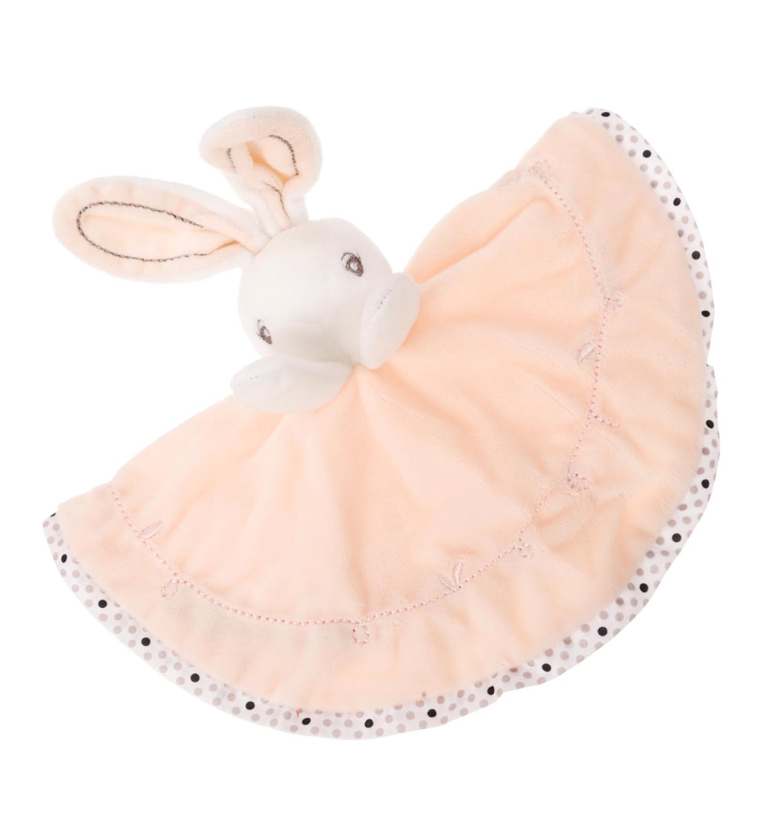 PRETYZOOM Towel Soothing Toy - Calming Teething Doll for Babies & Toddlers - Soft Pink Sleep Aid - Buy Online on GoSupps.com