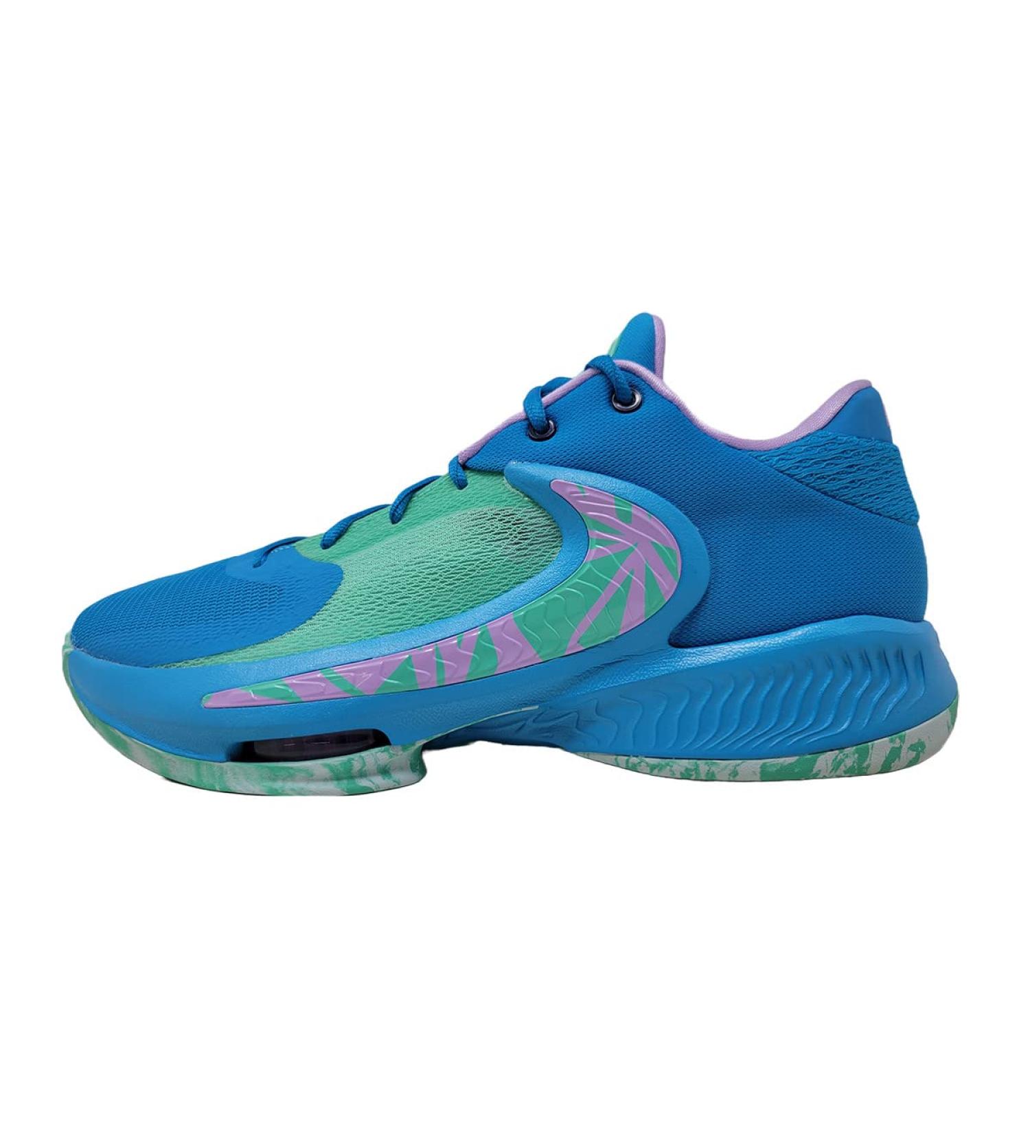 Nike Zoom Freak 4 Men's Basketball Shoes 10.5 Laser Blue/Lilac-Light Menta - Buy Online on GoSupps.com
