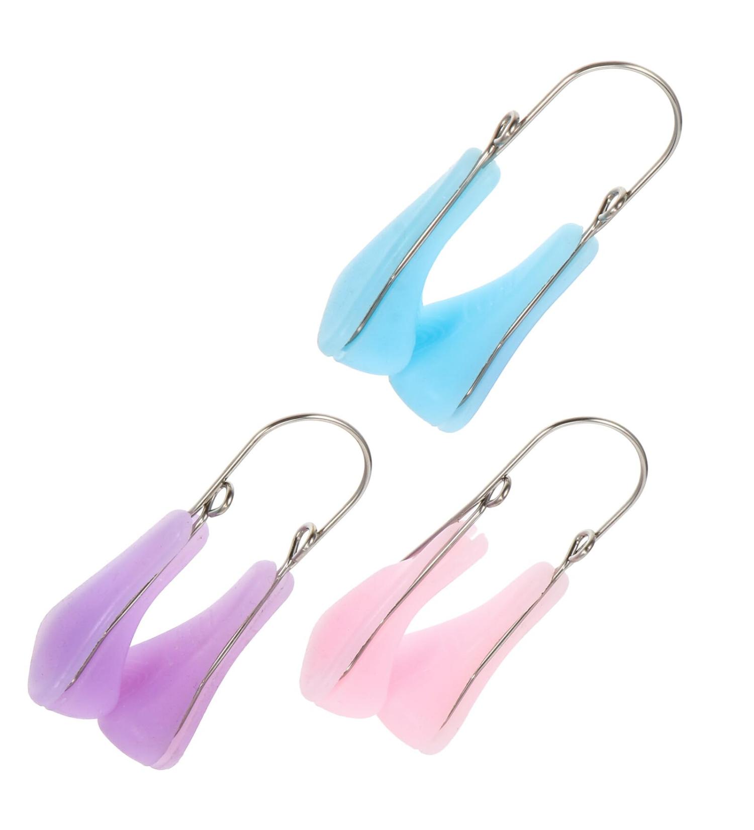 VILLCASE Lot de 3 Rehausseurs de Nez en Silicone Multicolore Pinces Correctrices pour Agrandir et Remodeler L ar te Nasale Usage Quotidien pour Beaut du Visage - Buy Online on GoSupps.com