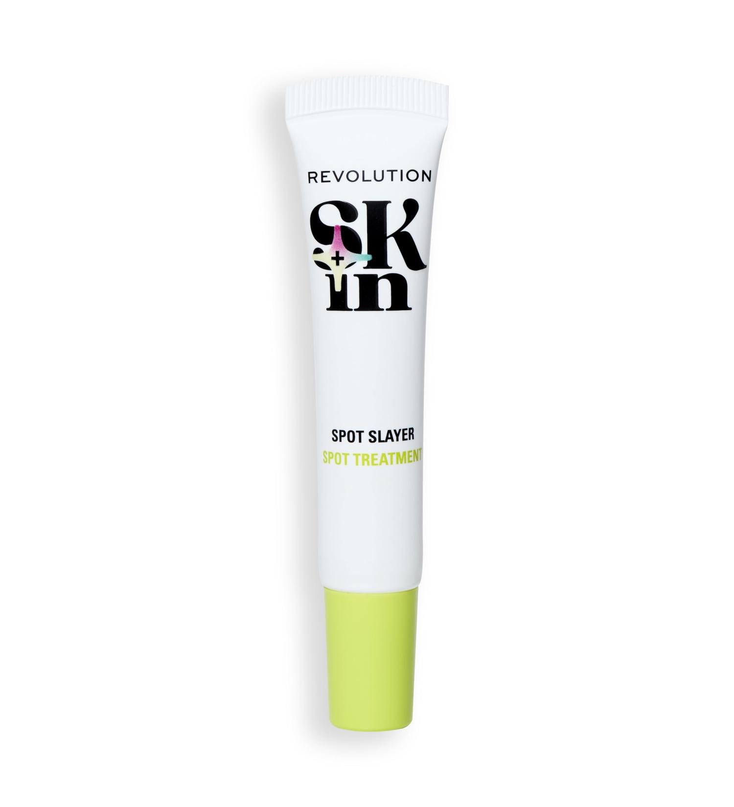 Revolution SKin Spot Slayer Spot Treatment Face Cream Cr me Anti-Imperfections pour le Visage Vegan et Non Test e sur les Animaux 15ml - Buy Online on GoSupps.com