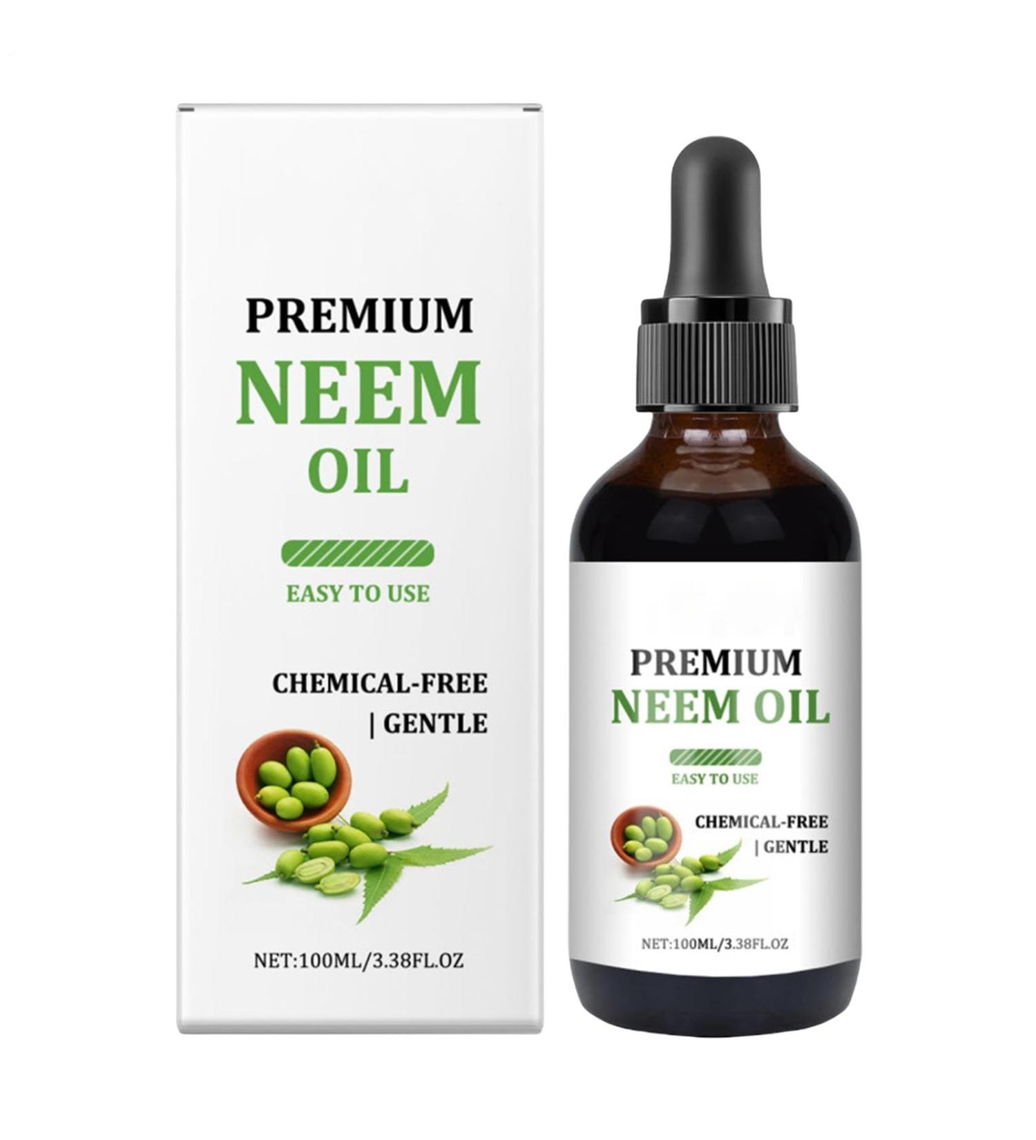  Esncddym Neem Oil Organic Cold Pressed Seed Oil Multipurpose For Hair & Skin Neem Oil For Hair 100ml Hair Shine Moisturizer For Hair Skin Nail Scalp Body Multi-Use Oil For Garden Plants Home - Buy Online on GoSupps.com