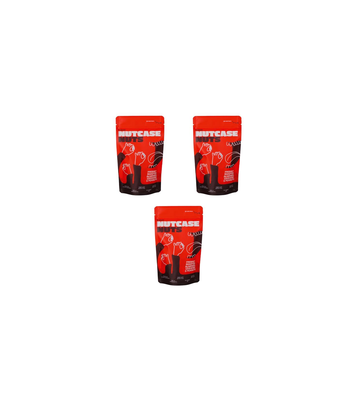 Nutcase Slow-Roasted Cashews Almonds and Peanuts - Buy Online on GoSupps.com