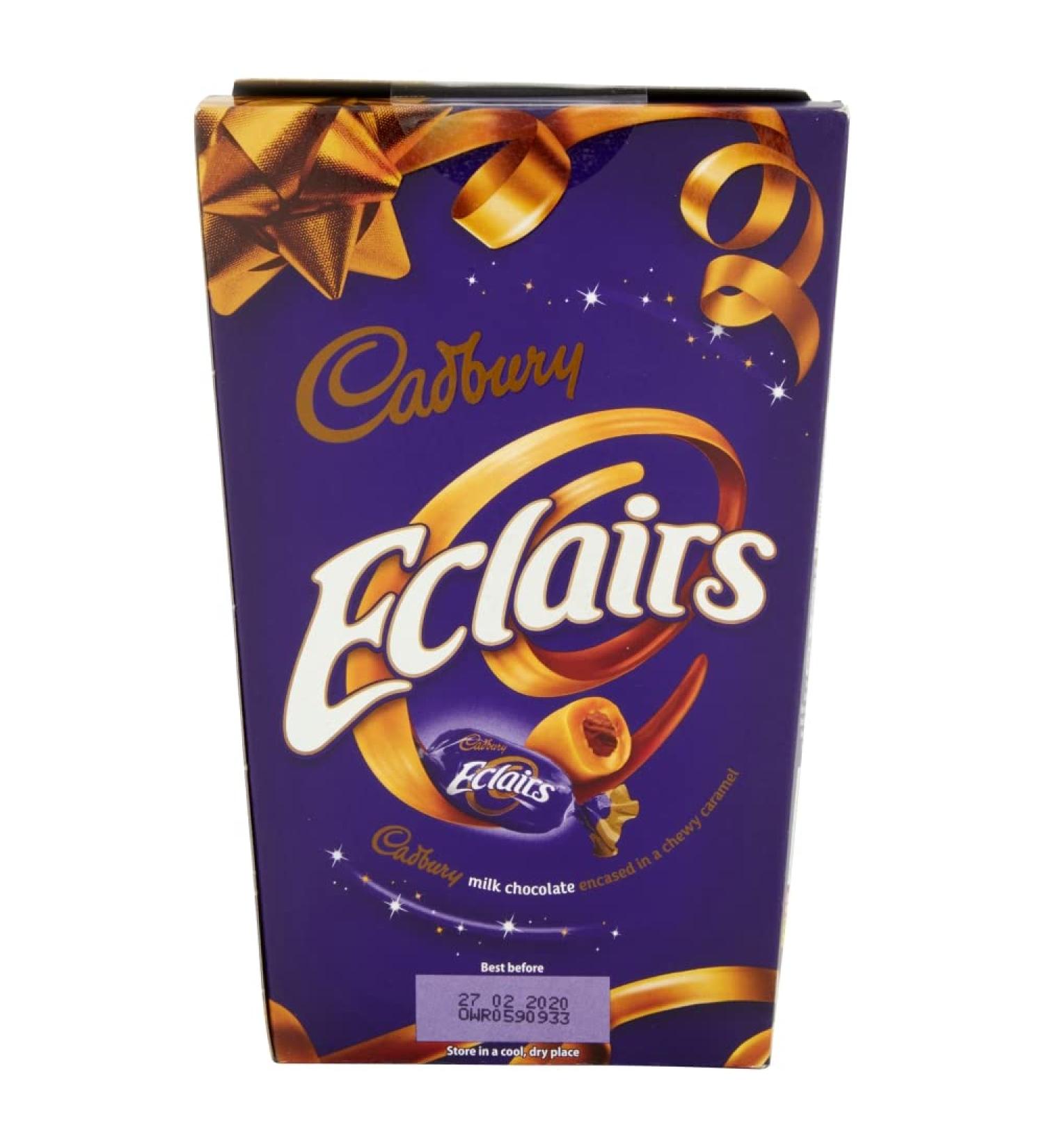 Cadbury Eclairs OFFICIAL Milk Chocolate-Centred Caramel Sweets in Carton Boxes for Celebratory or Festive Sharing 6 x 420 g 420g - Buy Online on GoSupps.com