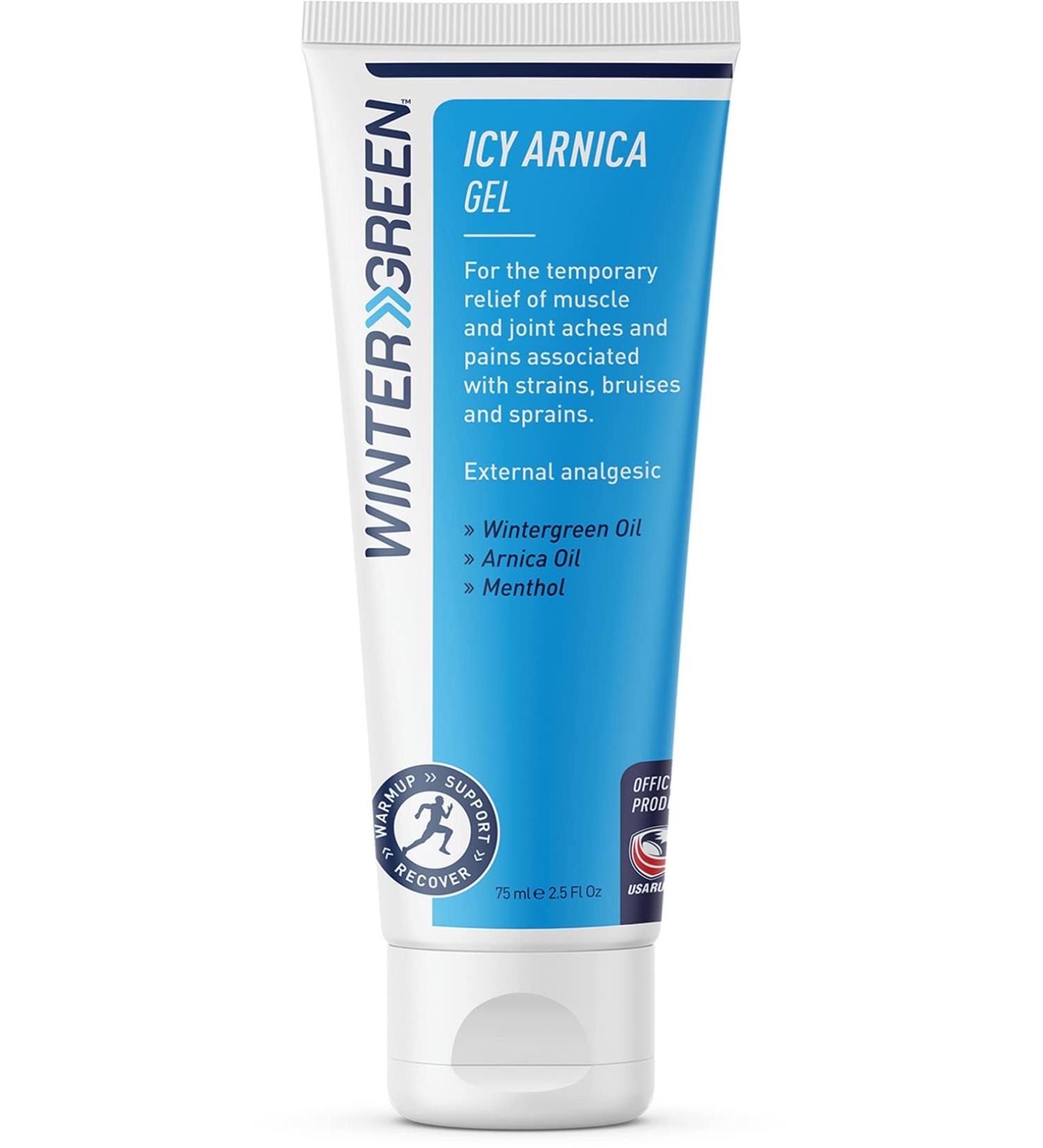 Wintergreen Ice Gel 2.5 Fl Oz - 2% Menthol Muscle & Joint Relief - 75mL Cold Therapy - Buy Online on GoSupps.com