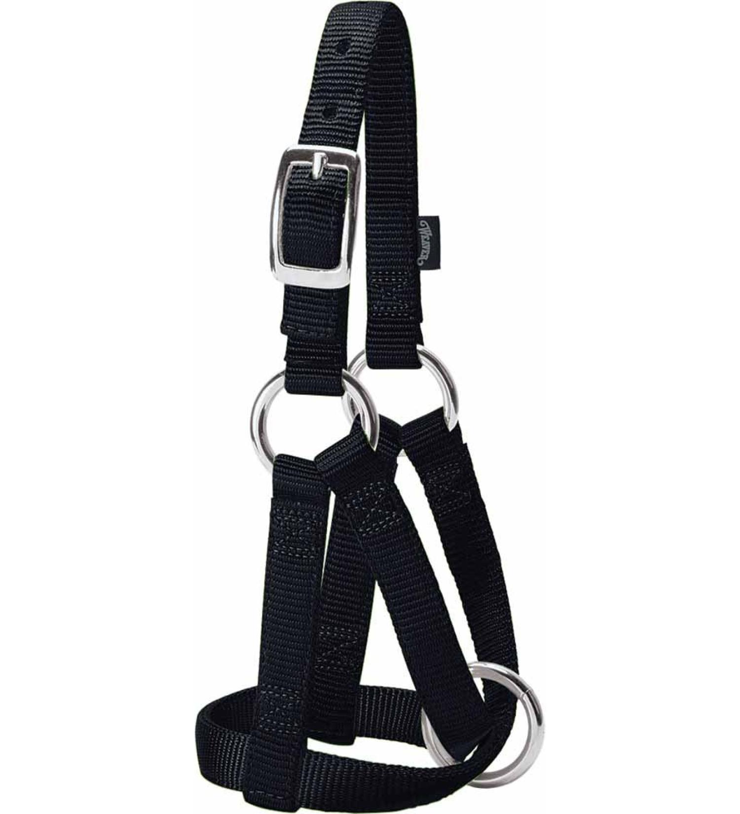 WEAVER Leather Goat Halter Black 3/4-Inch